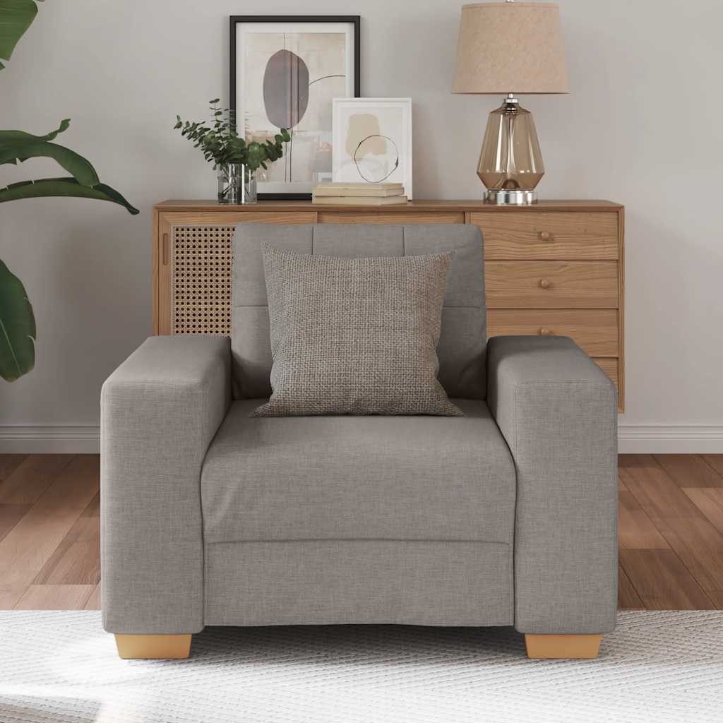 vidaXL Sofa Sofasessel Taupe 60 cm Stoff günstig online kaufen
