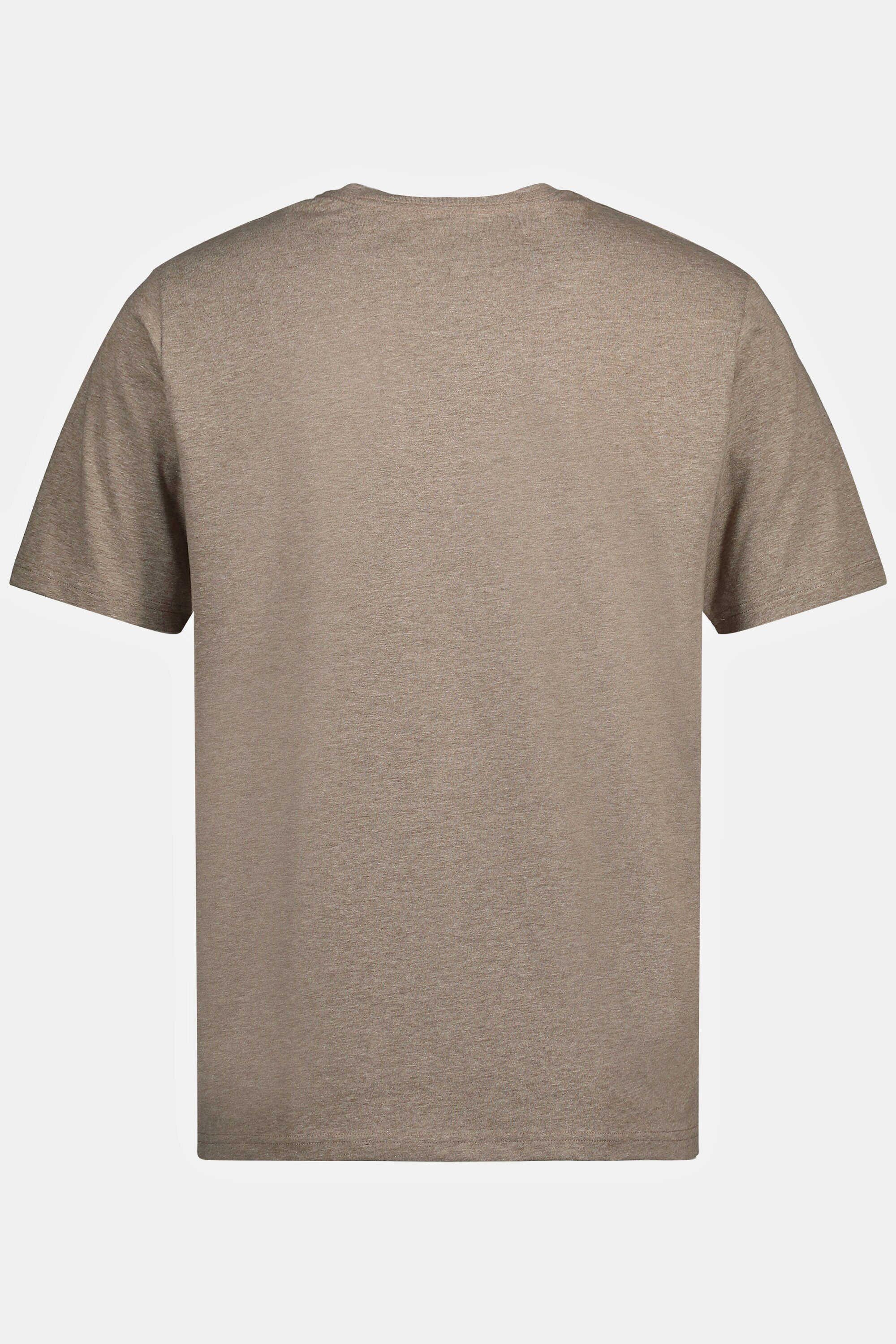 Melange-Jersey bis 8 XL JP1880 T-Shirt Rundhals Halbarm T-Shirt