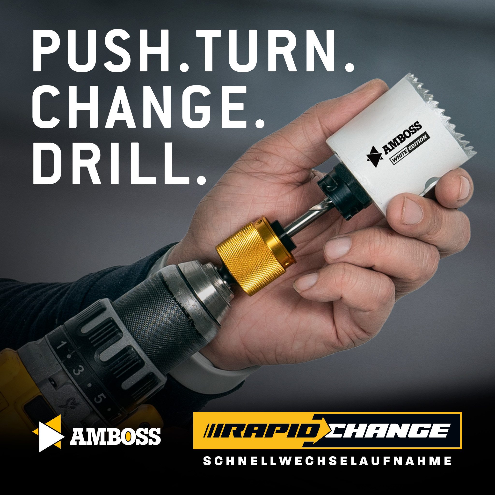 Amboss Werkzeuge Lochsäge Rapid Change V2 Starterset