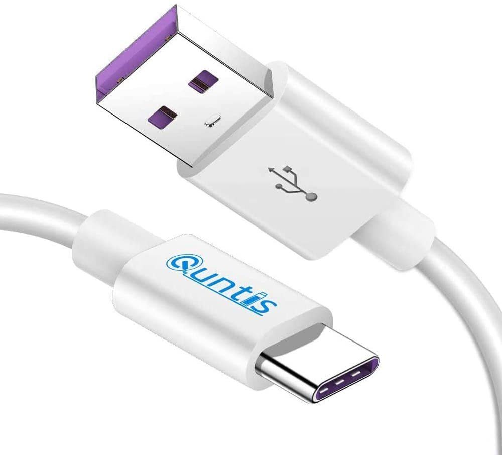 Quntis USB-Kabel, (200 cm), Quntis 5A USB C Kabel Huawei Supercharge 2m,  Schnell USB C Ladekabel für Huawei P40 P30 P20 Pro P20 Lite P10 P9 Plus,  Mate 40 30 20 10