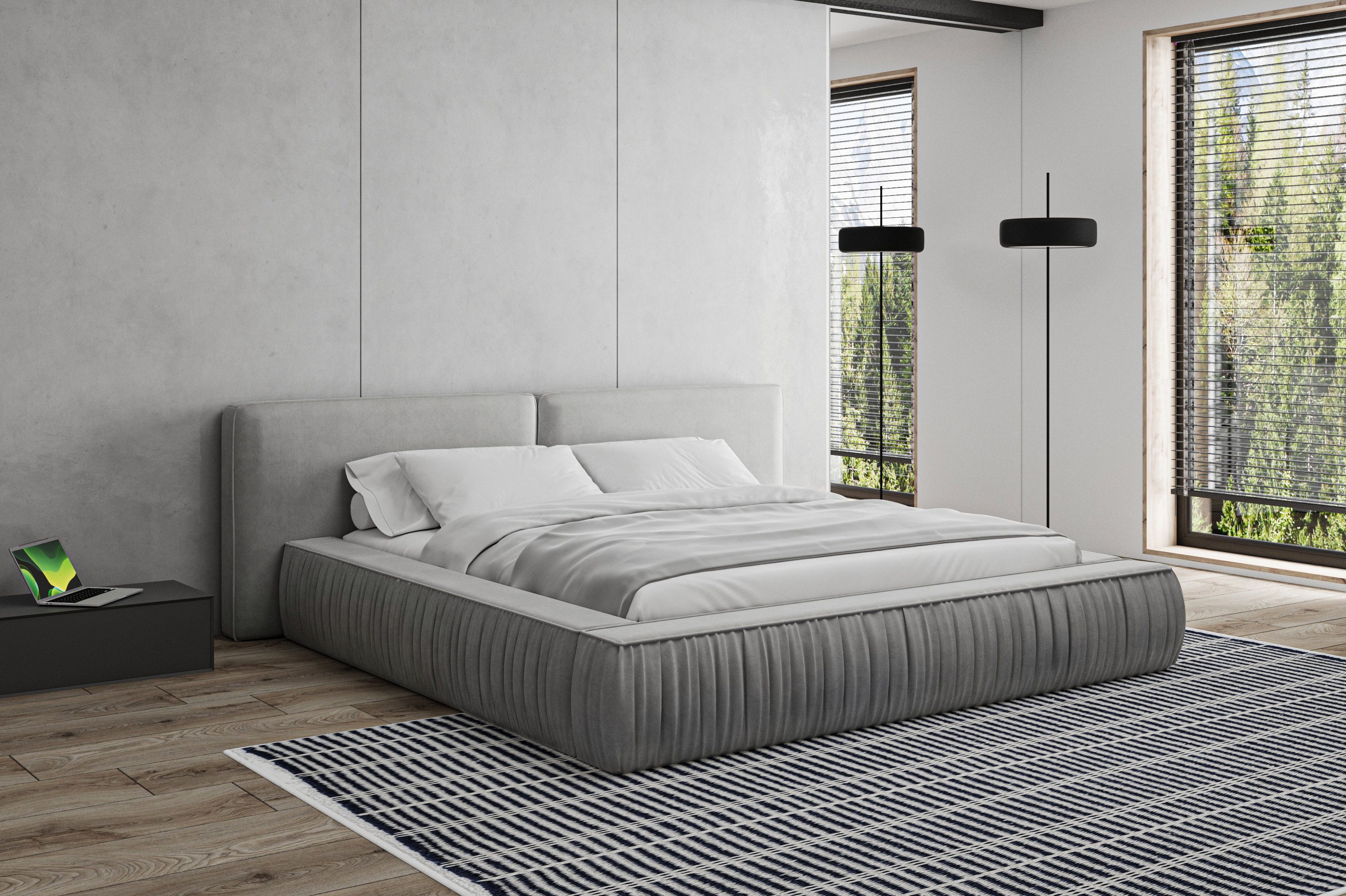 MOEBLO Polsterbett Bett 08 (Doppelbett mit günstig online kaufen