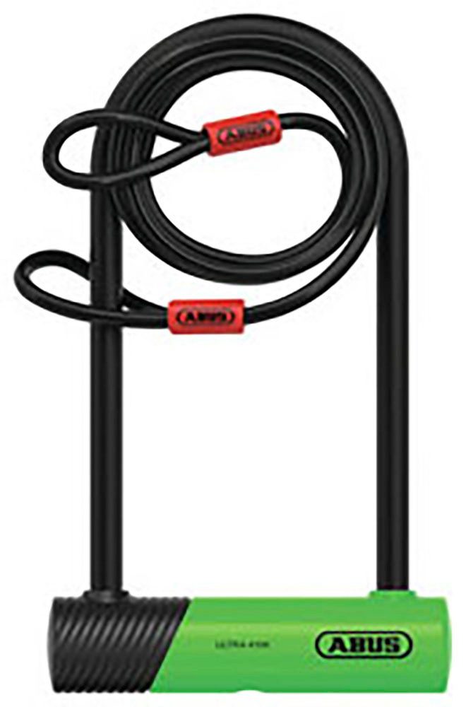 ABUS Bügelschloss Ultra 410K/170HB230 GN SH34 + Cobra 10/120
