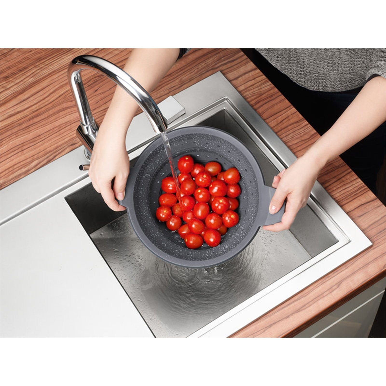 Plus, Siebeinsatz Silikon, Concept (1-St) Küchensieb Multifunktionaler WOLL