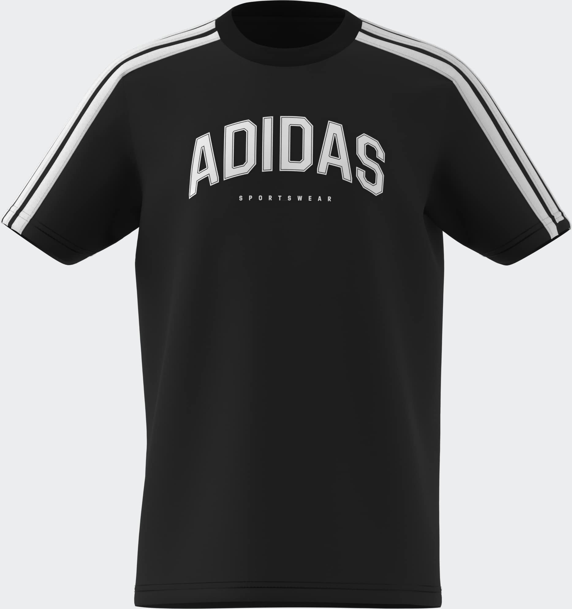 adidas Sportswear T-Shirt J C COLLEG TEE mit auffälliger Grafik, bequeme Passform, aus Baumwolle