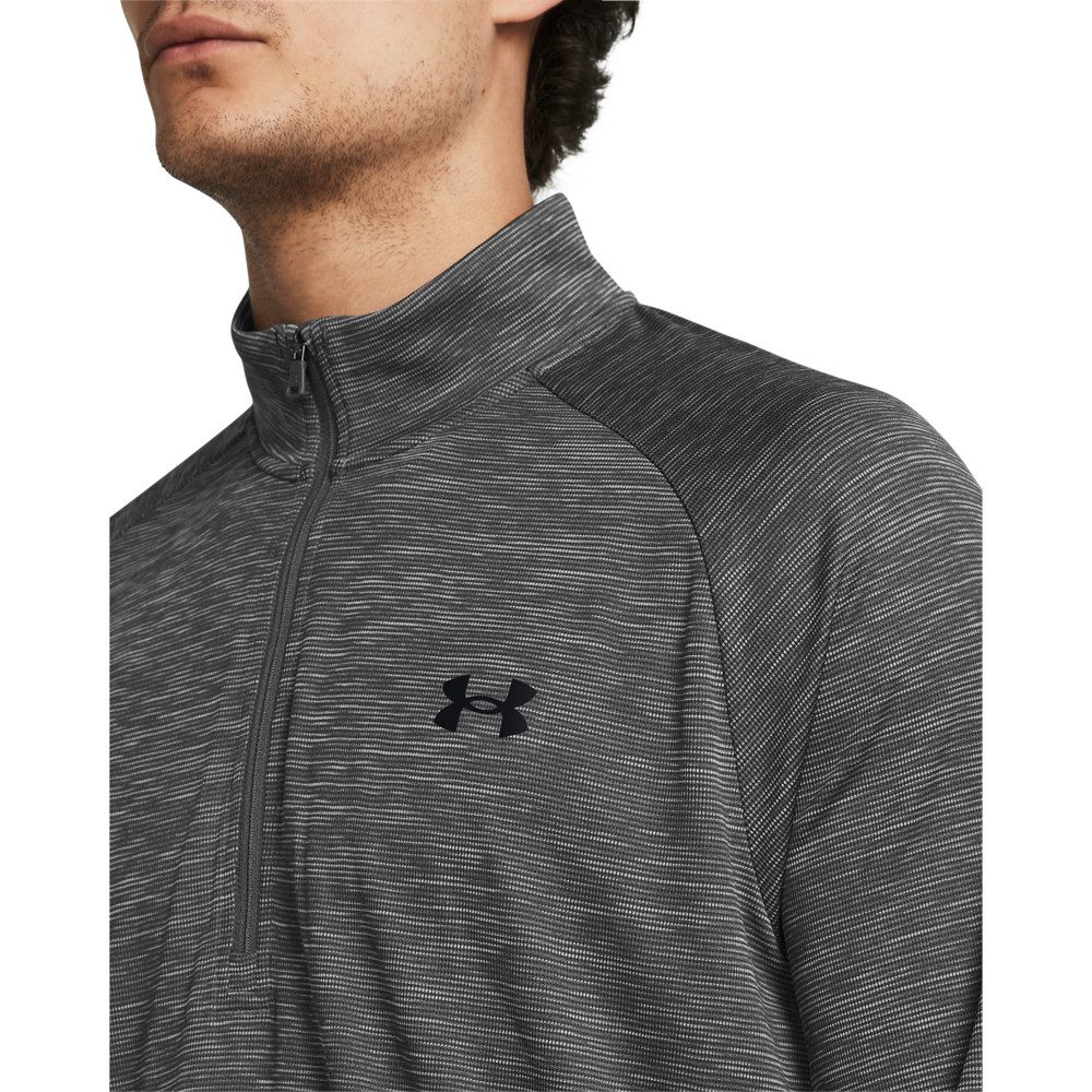 Under Armour® Trainingsshirt UA TECH TEXTURED 1/2 ZIP mit halbem Reißverschluss, bewegungsfreundlicher Schnitt