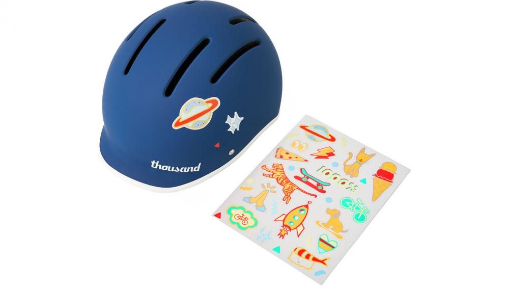 Thousand Fahrradhelm Thousand JR Blazing Blue Kinder-Fahrradhelm XS 49-53cm - leichter Unis