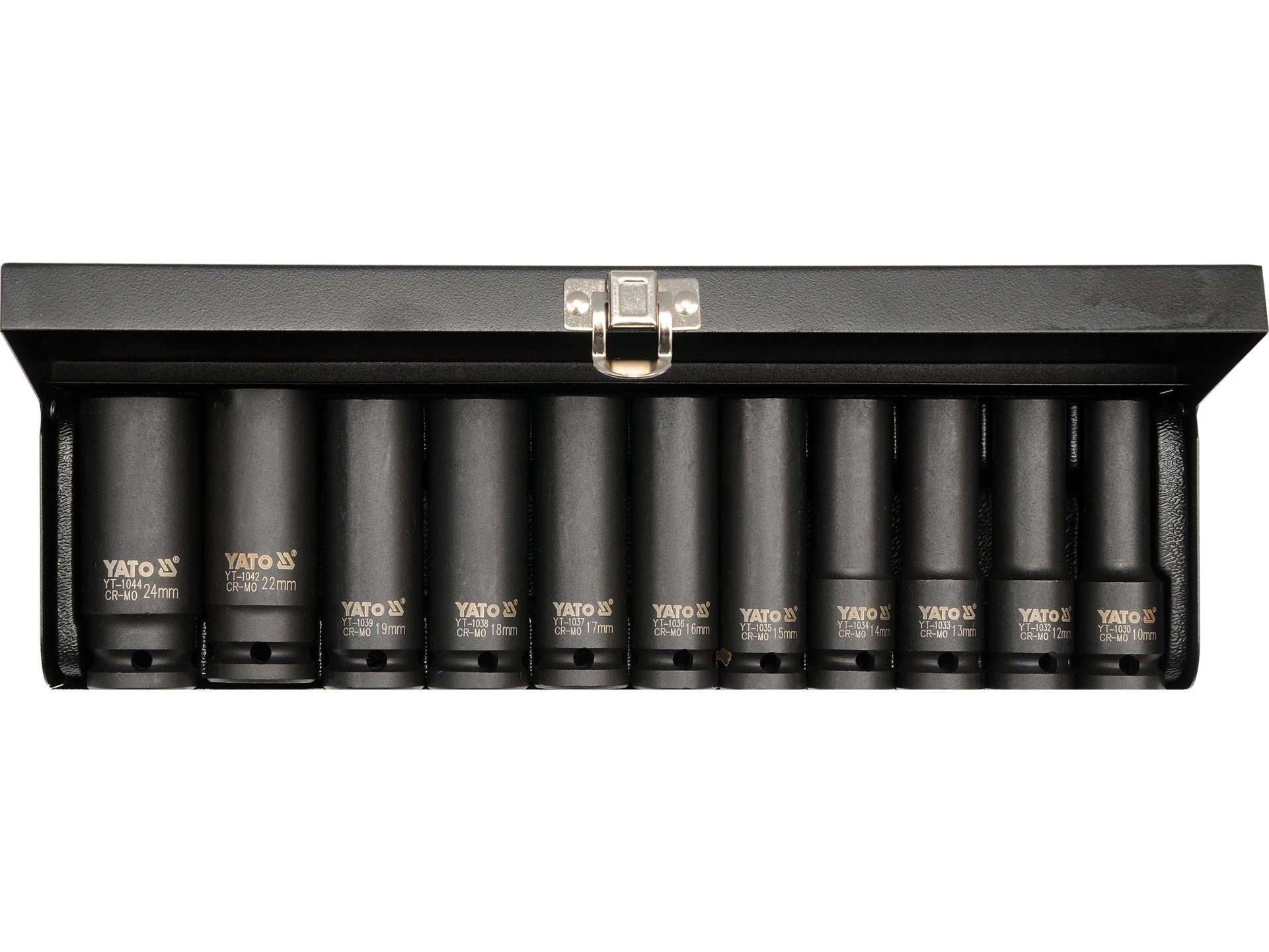 TRIZERATOP Stecknuss Schlagschrauber-Nuss, Schlagnuss SET 1/2“ 10 - 24mm (11 Stück), komplett wie beschrieben, komplett wie beschrieben