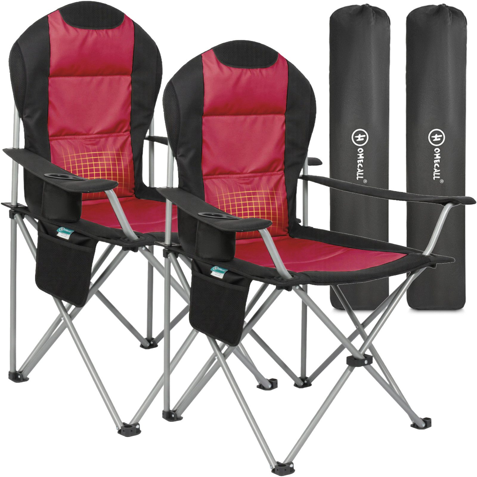 HOMECALL Campingstuhl Hochlehner Klappstuhl Gartenstuhl Angelstuhl, günstig online kaufen