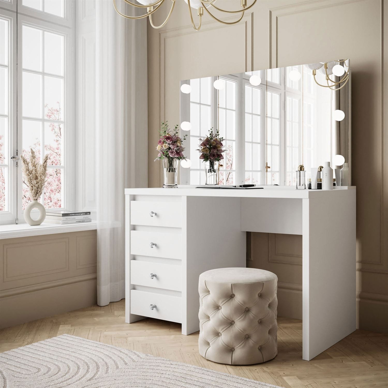 Lookway Schminktisch GLAMOUR ELITE mit Spiegel günstig online kaufen