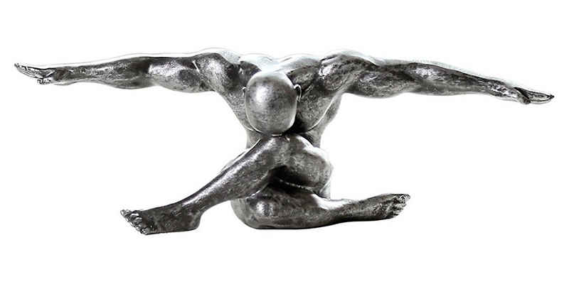 NO NAME Dekofigur Skulptur nackter Mann, Dekofigur, B 33 cm