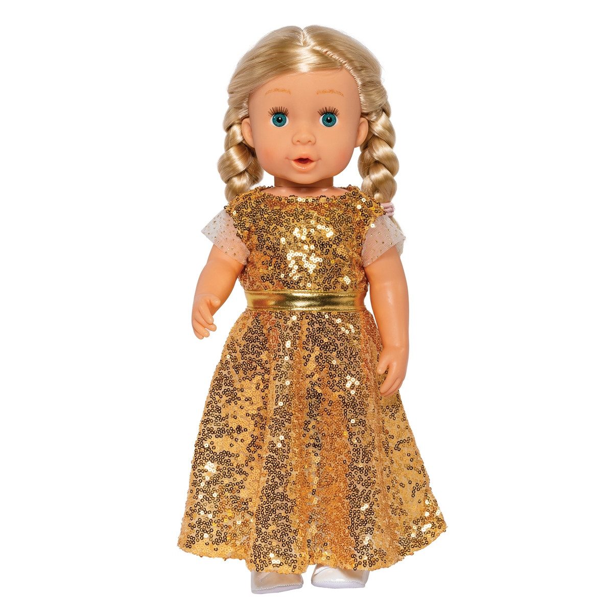 Heless Puppenkleidung Puppenkleid Goldstar Größe 35-45cm