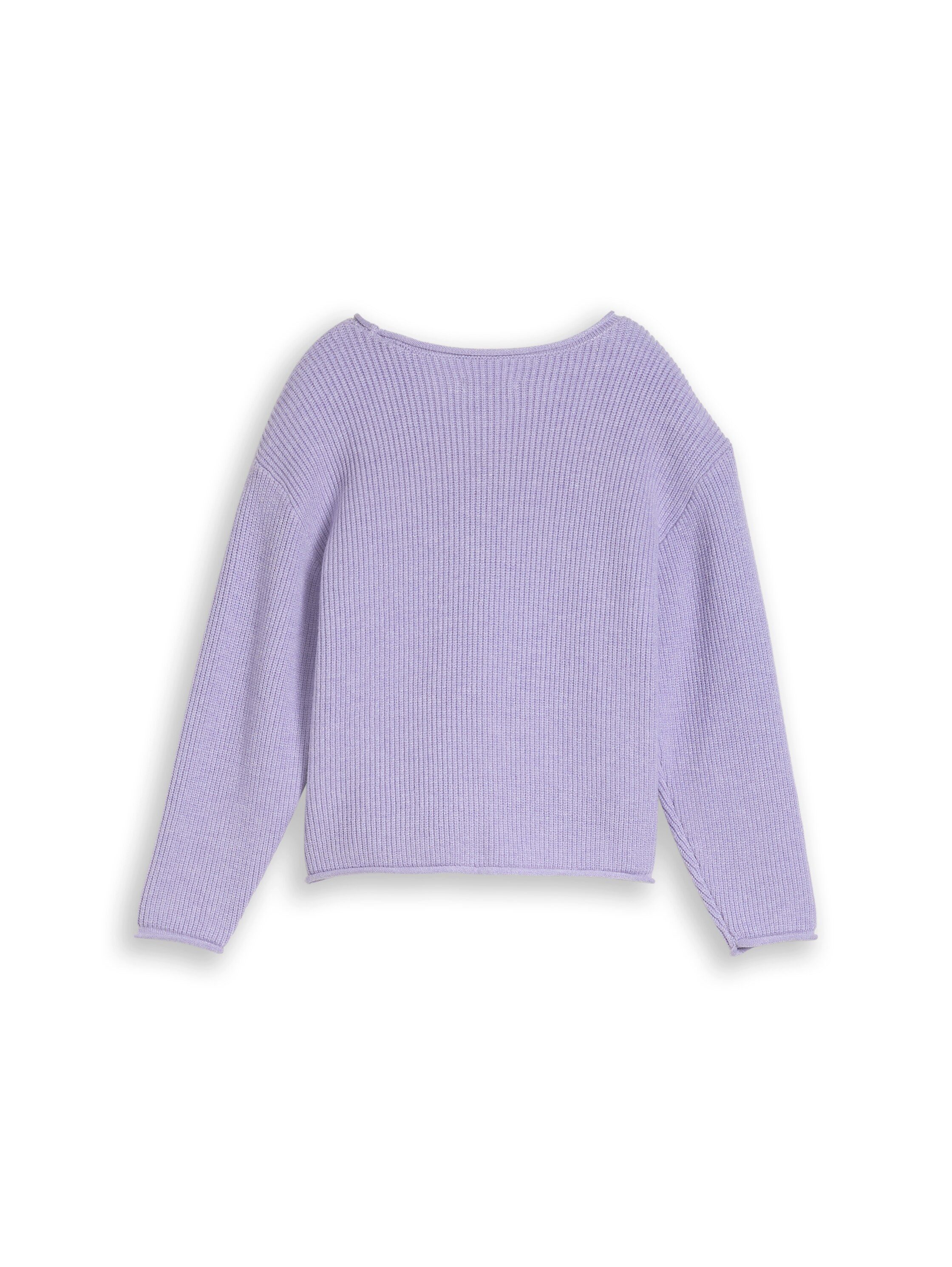 TOM TAILOR Jacquardpullover mit Streifen Muster