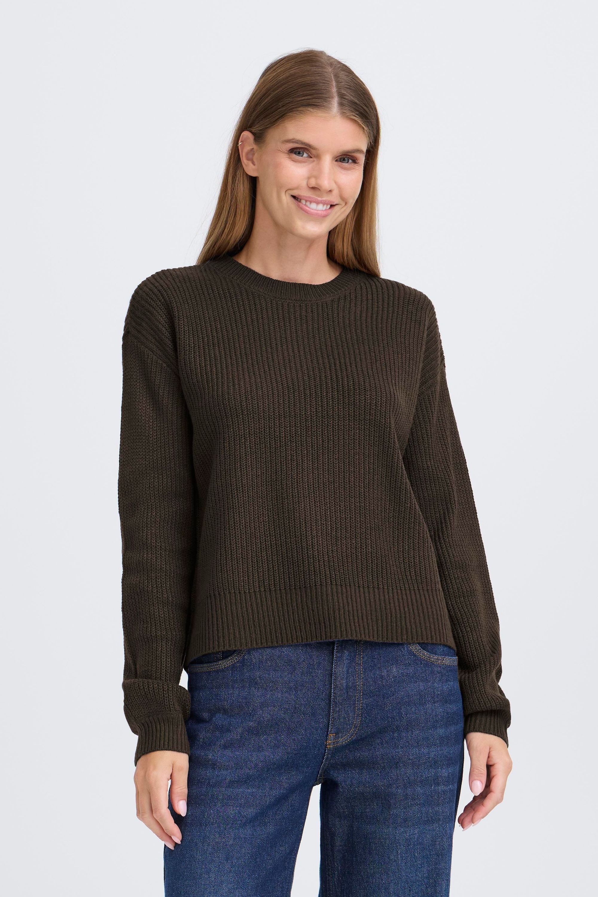 OXMO Strickpullover OXFKIMNI Kuscheliger Strickpullover günstig online kaufen