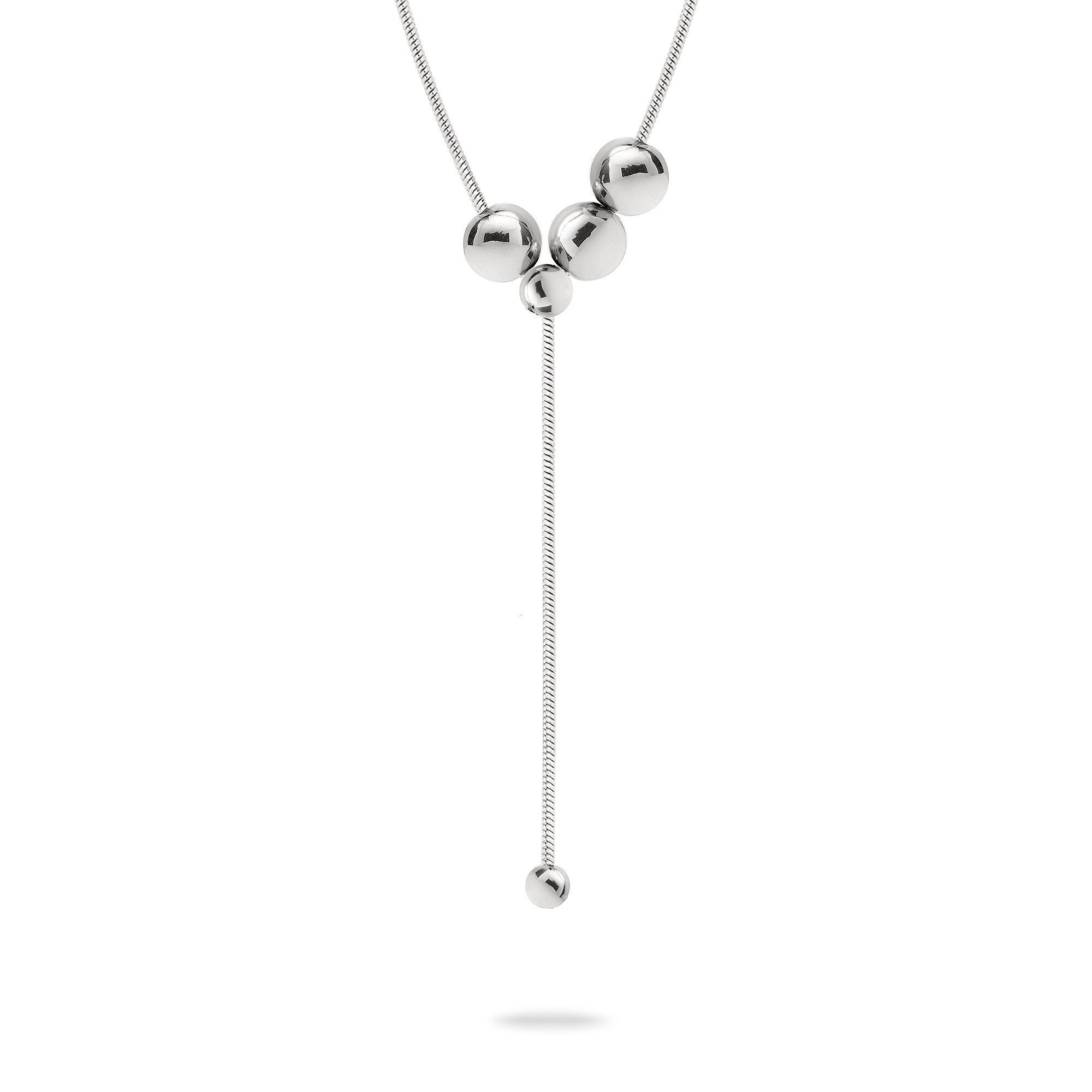 Liebeskind Berlin Y-Kette Schmuck Geschenk Edelstahl Halskette Steel Ball günstig online kaufen