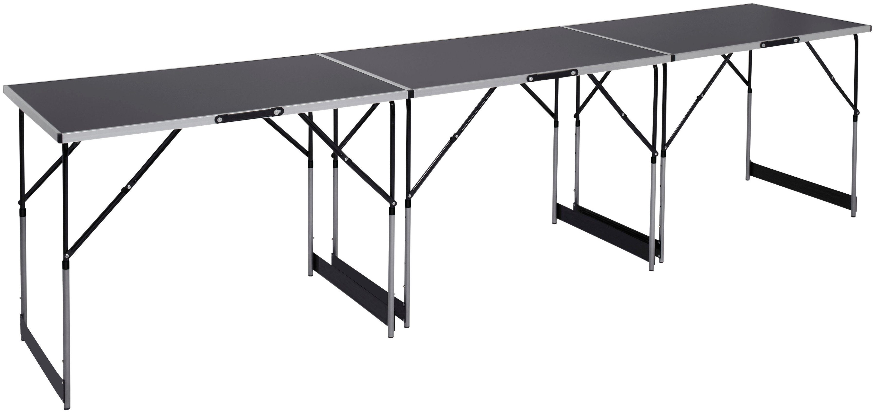 meister Beistelltisch 30 4-fach - Tragkraft x je kg 60 Tisch höhenverstellbar, (100 cm) Klappfunktion