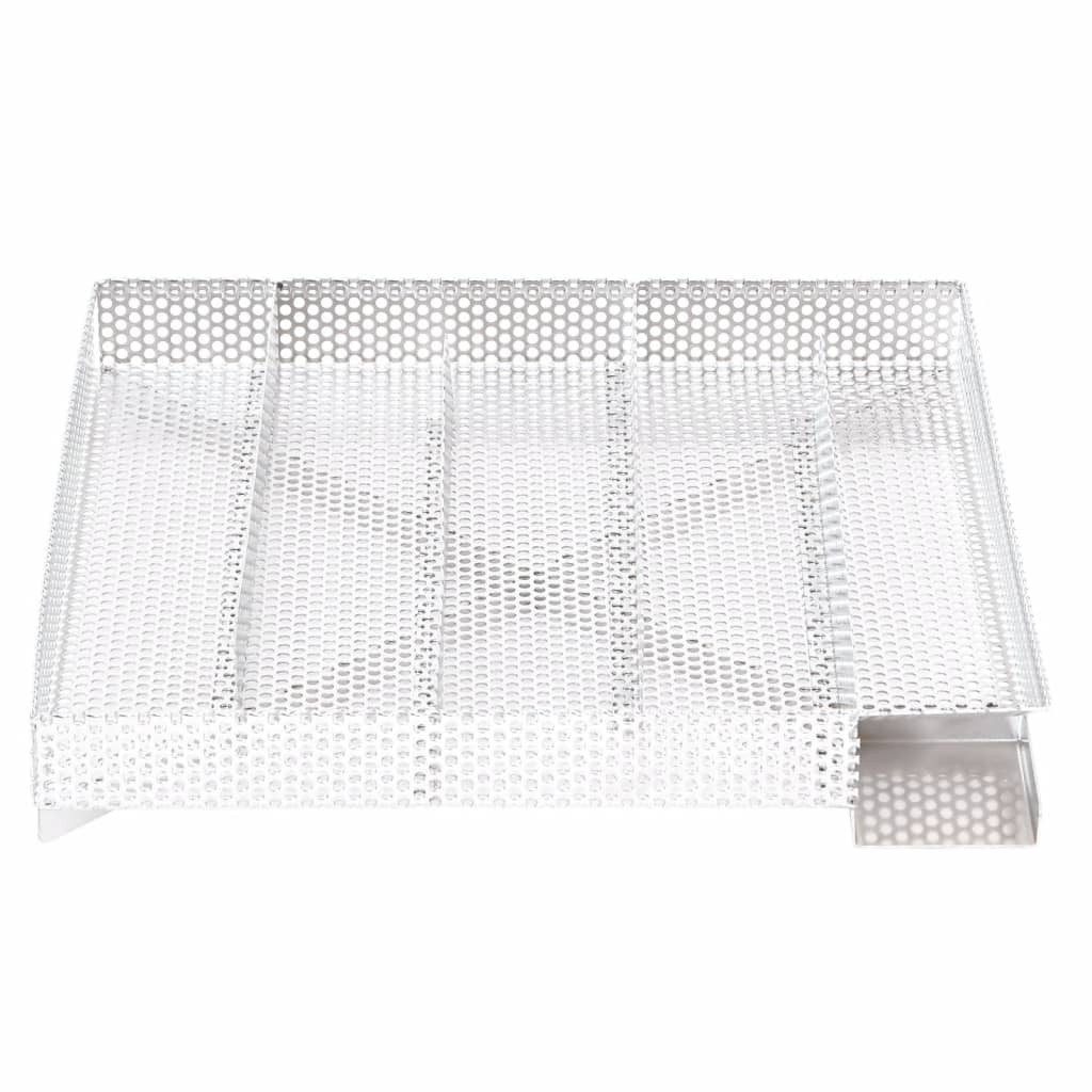 vidaXL Grillspieß Kaltrauchgenerator 5-Kammer 27 cm Edelstahl