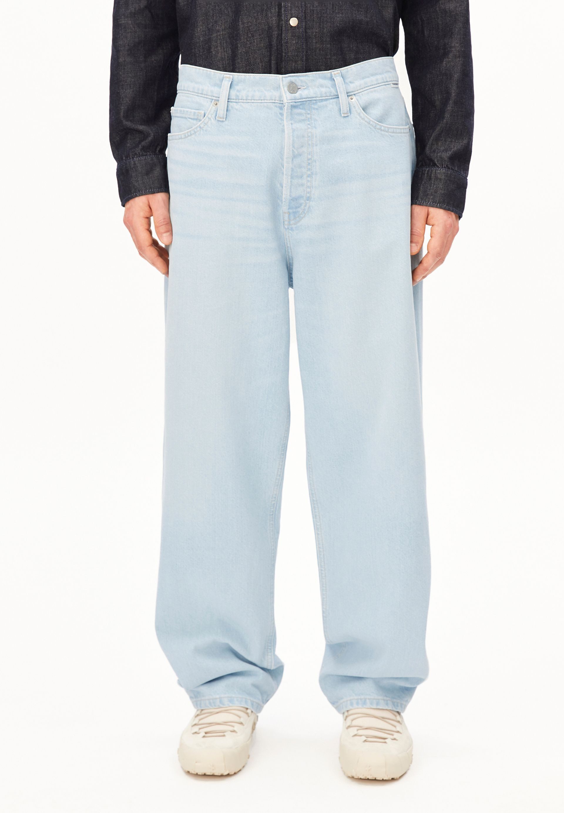 Weite Jeans JAAMEO Jeans aus 100% recycelter Baumwolle