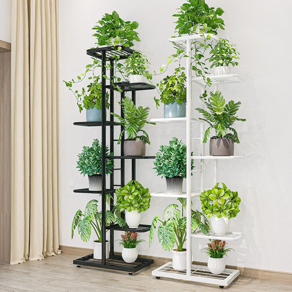 GarveeMore Blumenständer Pflanzenständer 7Tier 8Potted Multiple Blumentopf günstig online kaufen