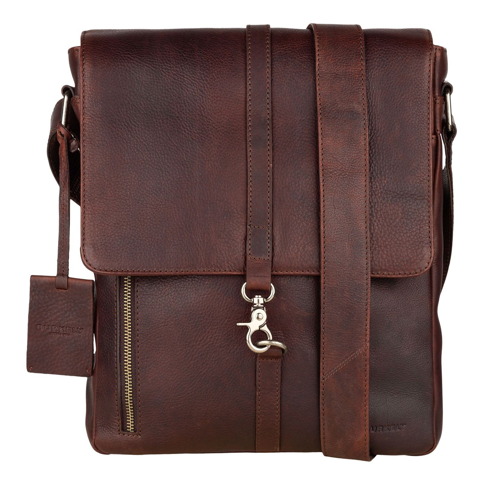 Burkely Umhängetasche Crossover Messenger Bag, aus echtem Leder