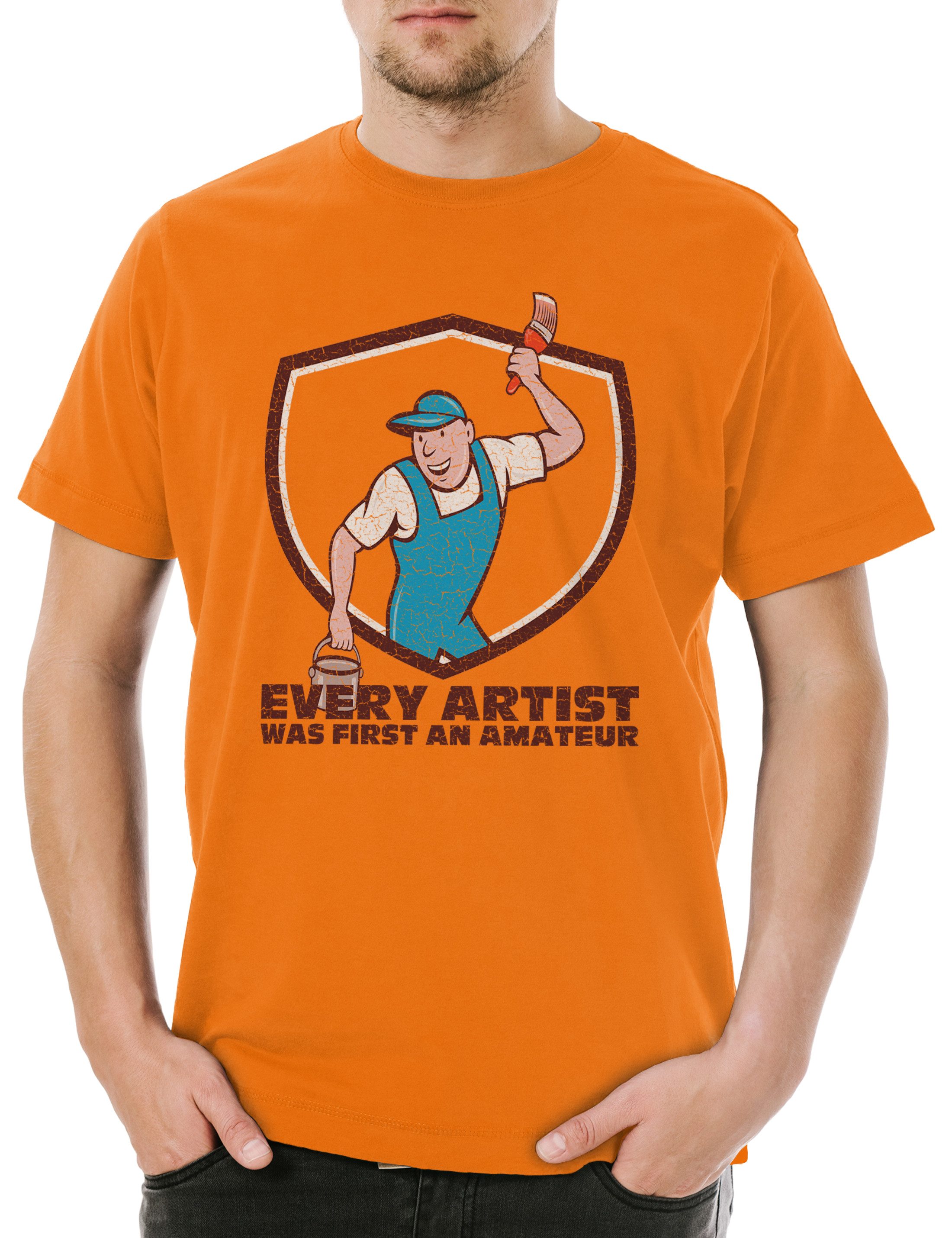Print-Shirt Every Artist Herren T-Shirt Maler Lackierer Handwerk Künstler