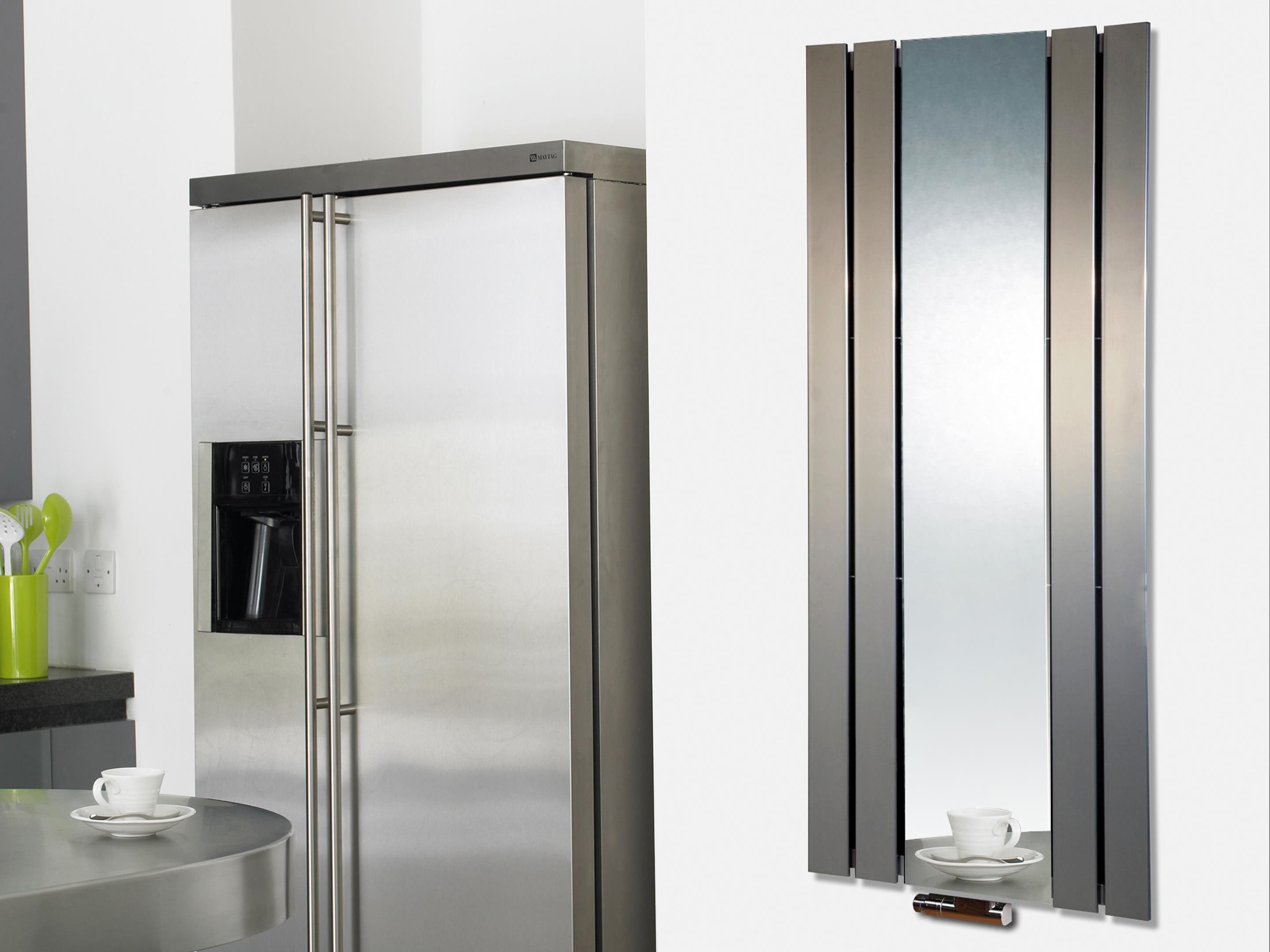 Szagato Badheizkörper BADHEIZKÖRPER mit Spiegel Design Shanghai 2+3 (Alle Ausführungen), 5 Jahre Garantie, Made in Germany