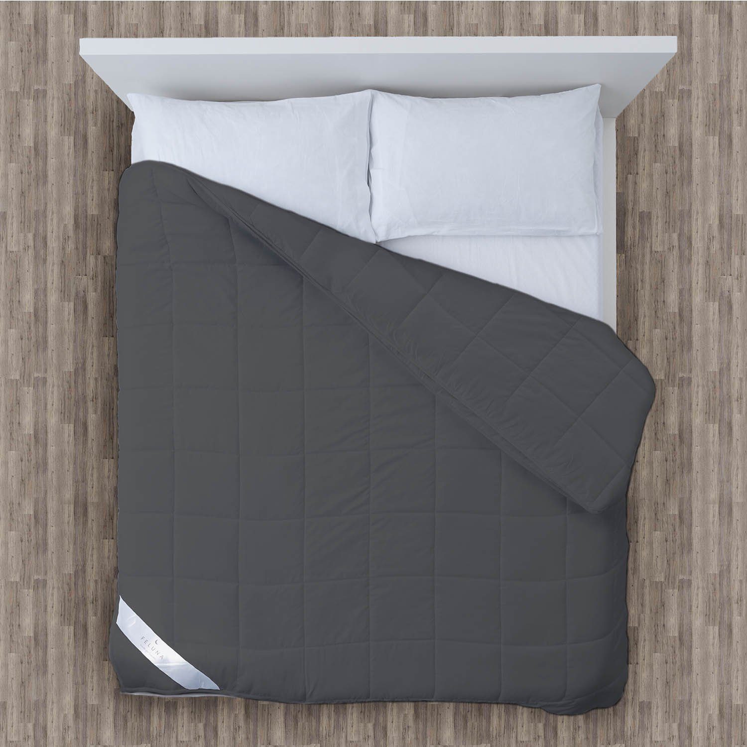 Gewichtsdecke, Schwerkraftdecke Bett-Decke Füllung: Weiß Glasmikroperlen Feluna, Therapiedecke, kg, 8 Anti-Stress