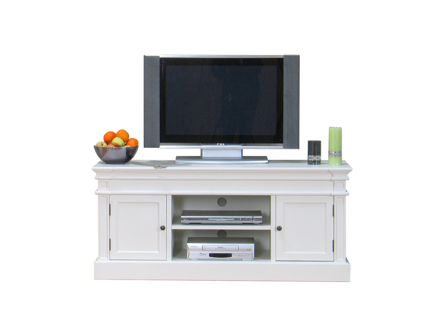 ebuy24 TV-Bank Amaretta Tv Möbel Breite 137 cm, Höhe 60 cm antik