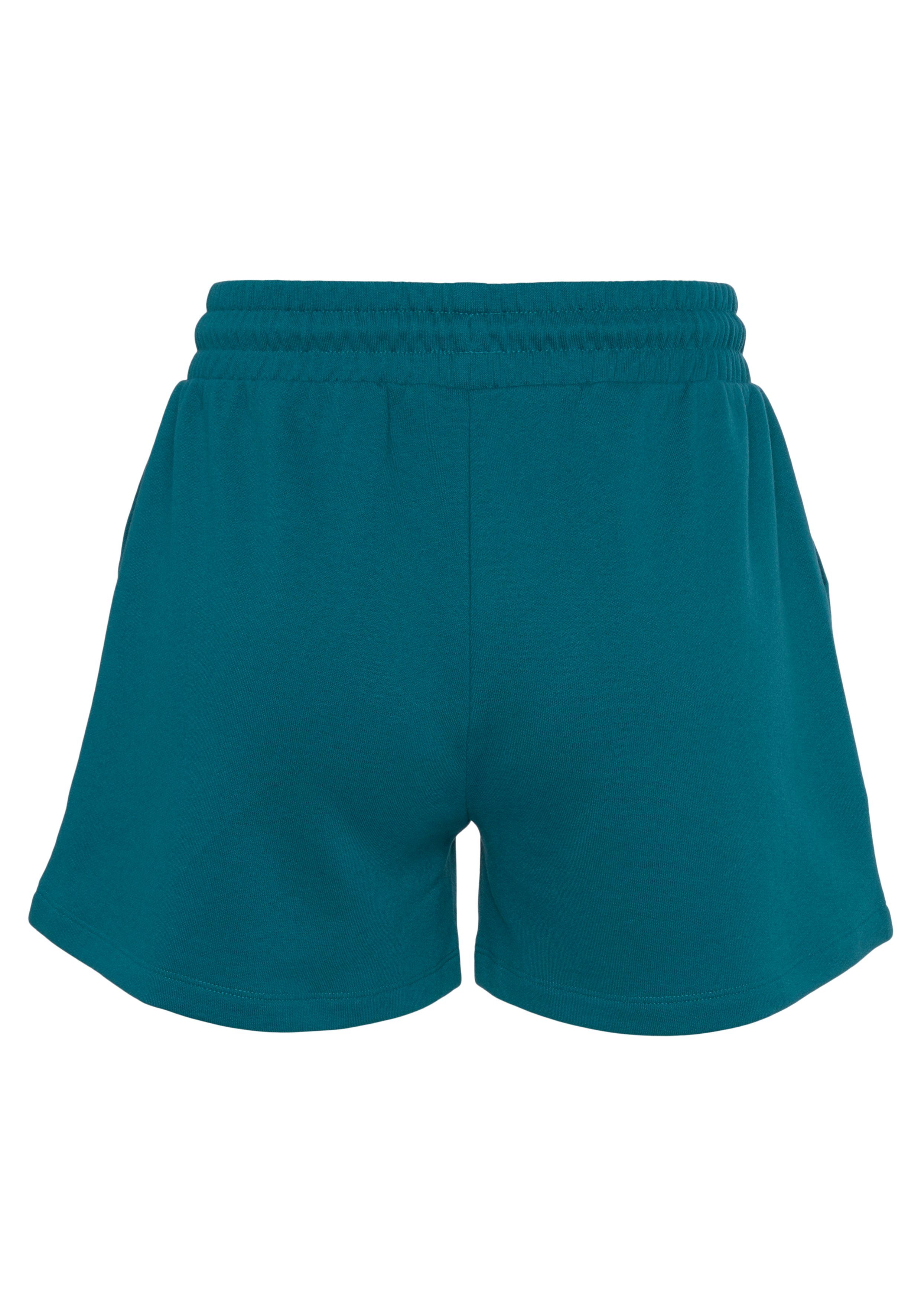 Vivance Sweatshorts Kurze Hose mit aufgesetzten Taschen und Kontrastkordel, Loungewear