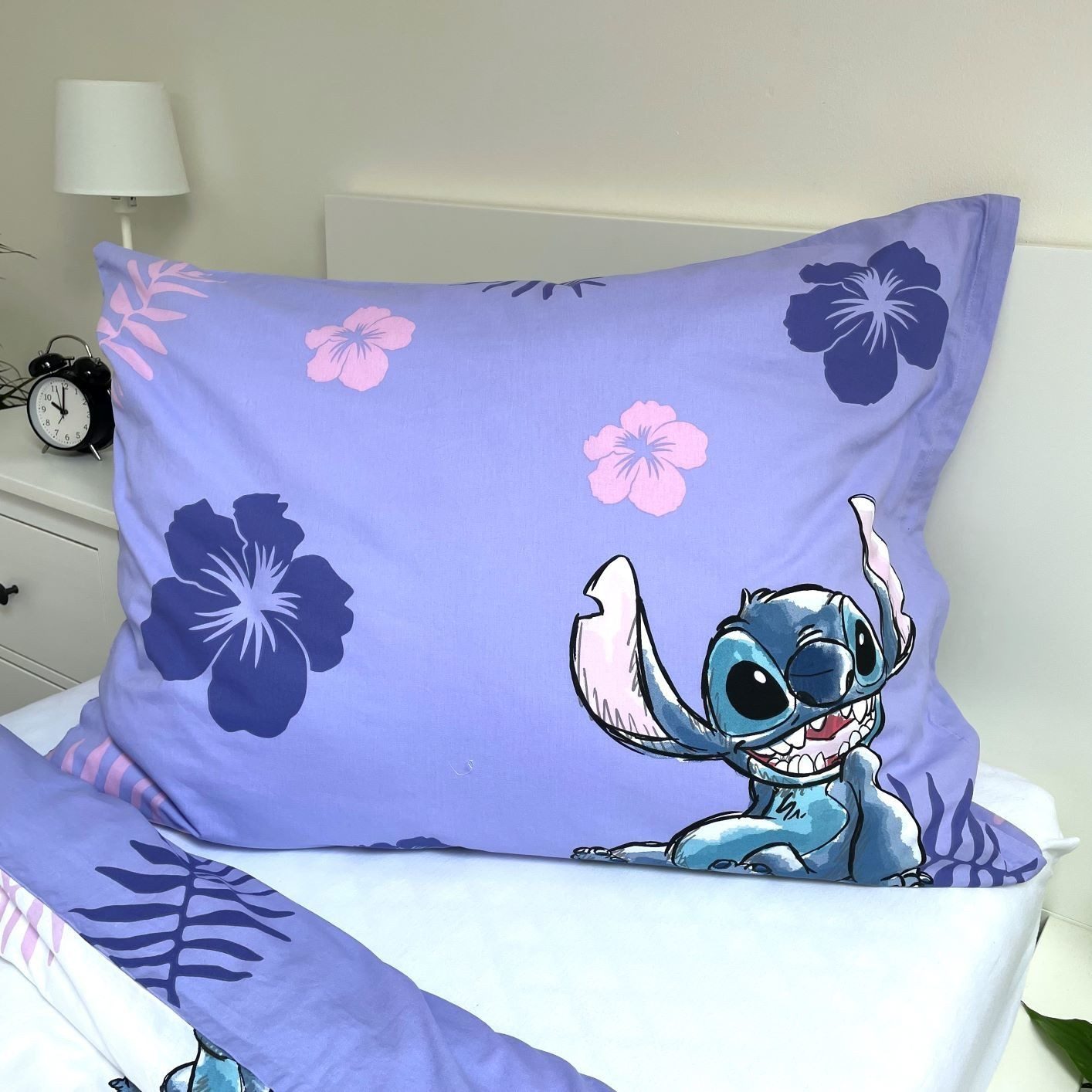 Lilo & Stitch Kinderbettwäsche Design Kuschelige Bettwäsche Baumwolle, 140x200 cm & 70x90 cm – Bild 4 von 5