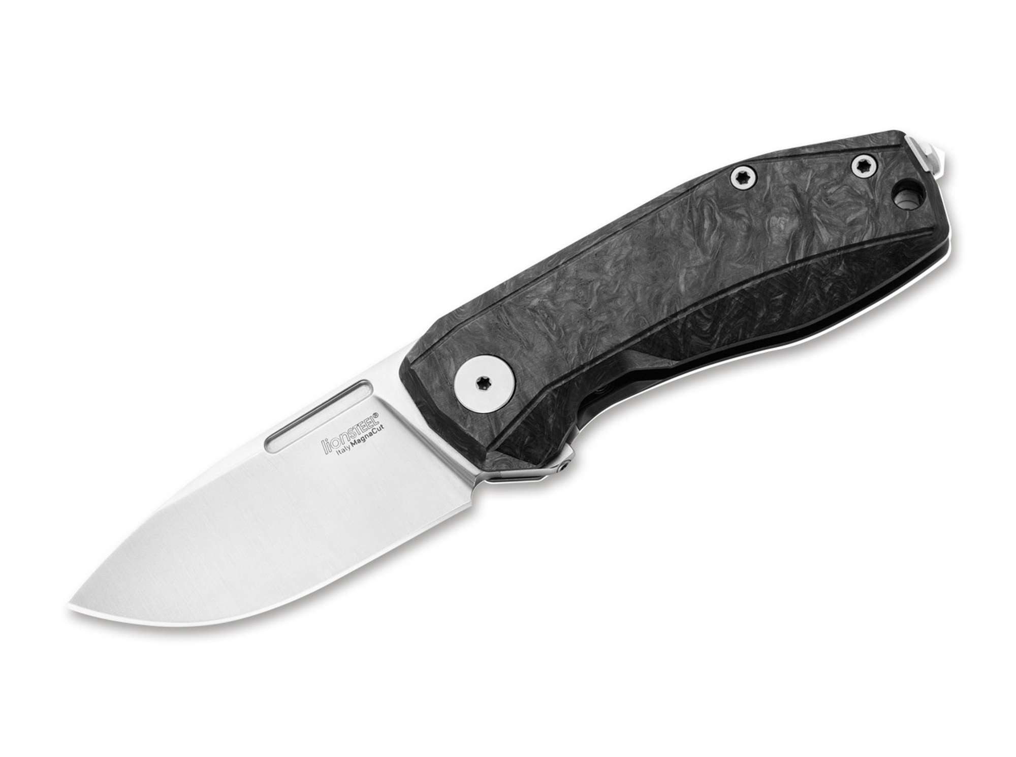 LionSteel Taschenmesser Taschenmesser Nano Titanium CF
