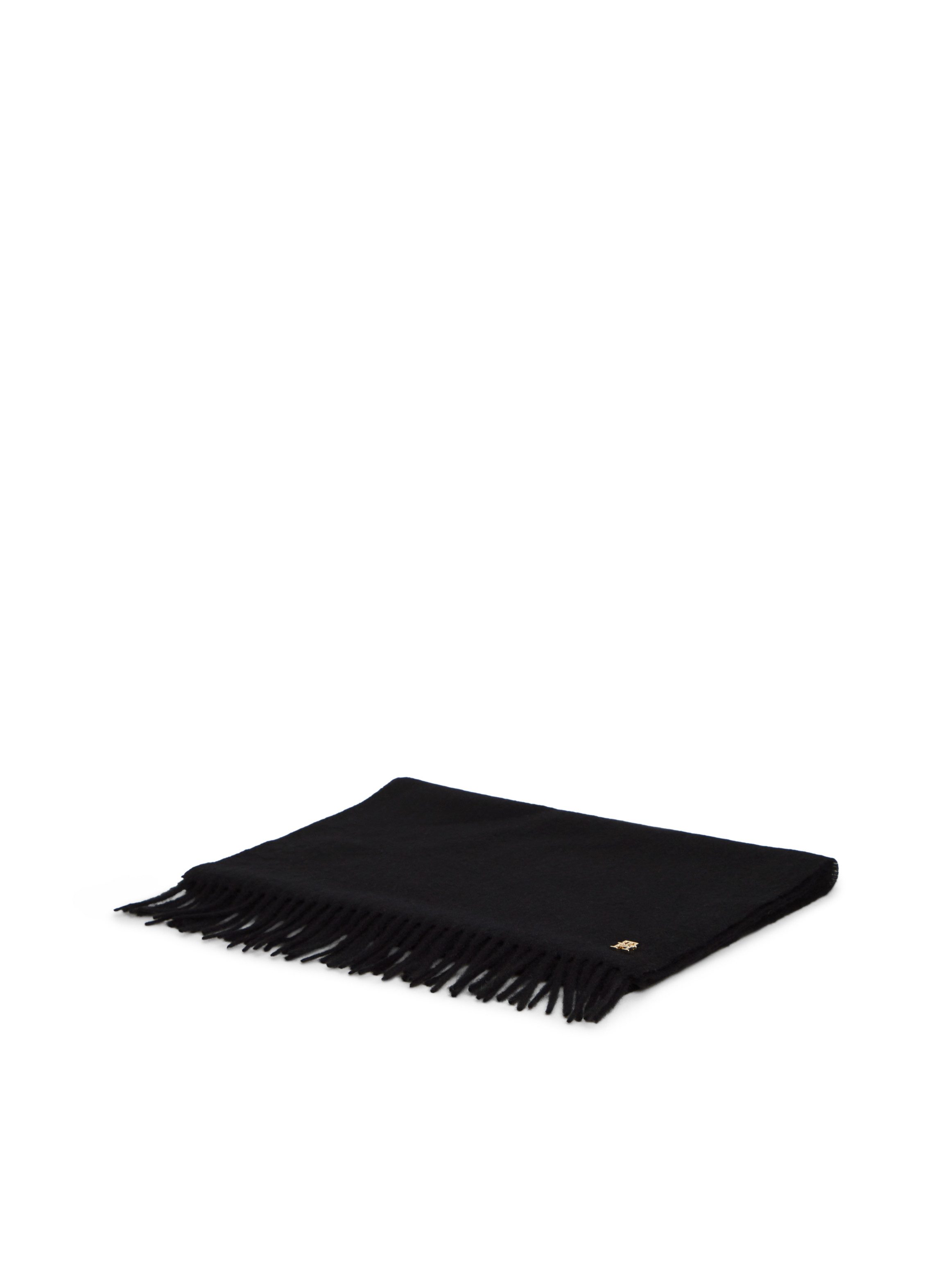 Tommy Hilfiger Loop CASHMERE WOVEN SCARF, Regular fit mit Fransen