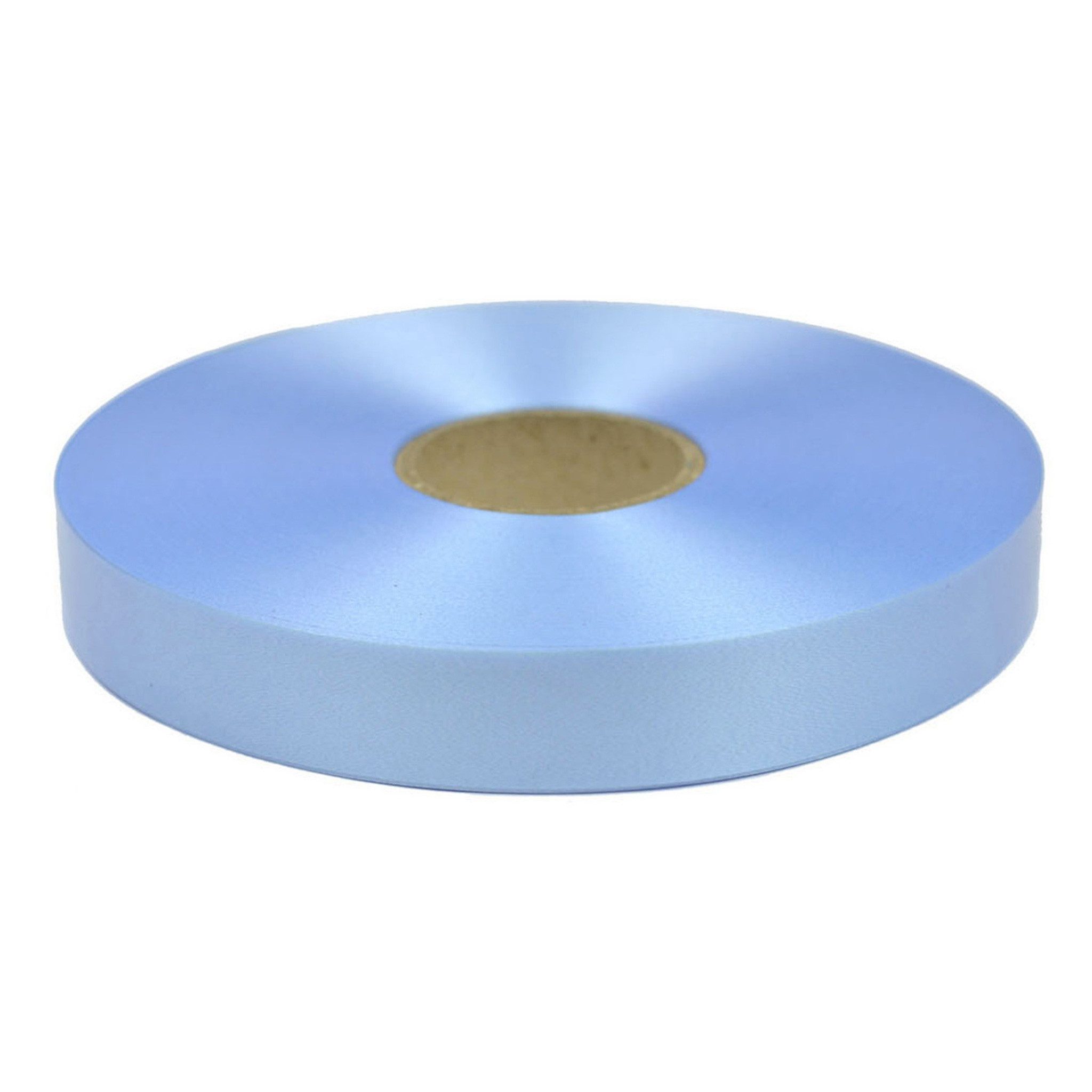 Star Geschenkband, Geschenkband Ringelband 19mm x 100m Rolle Hellblau