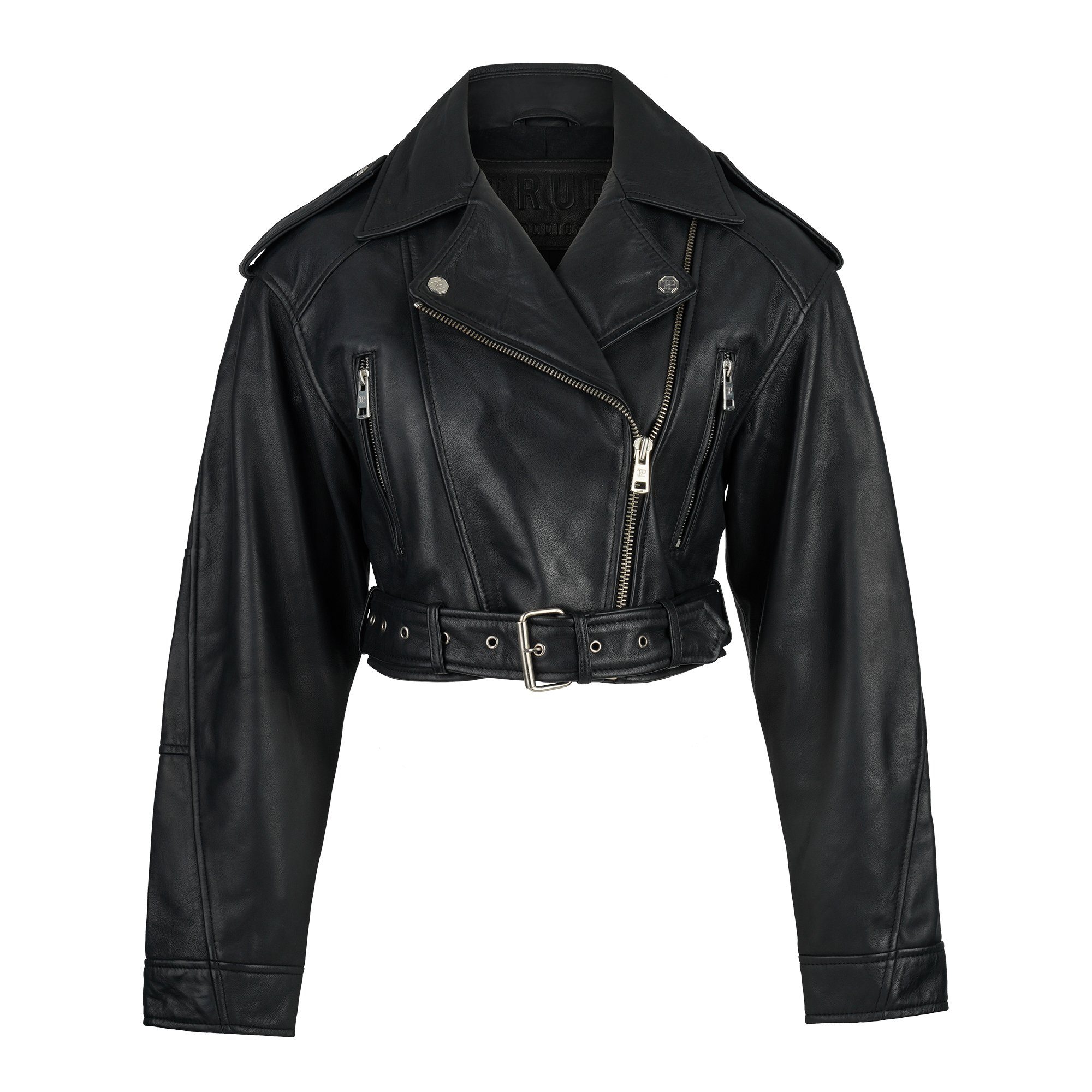 trueprodigy Lederjacke Rosa Oversize Bikerjacke mit günstig online kaufen