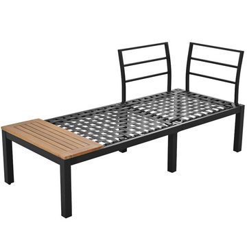 EXTSUD Garten-Essgruppe Gartenlounge-Set wetterfest Lounge Set,Rahmen aus verzinktem Stahl