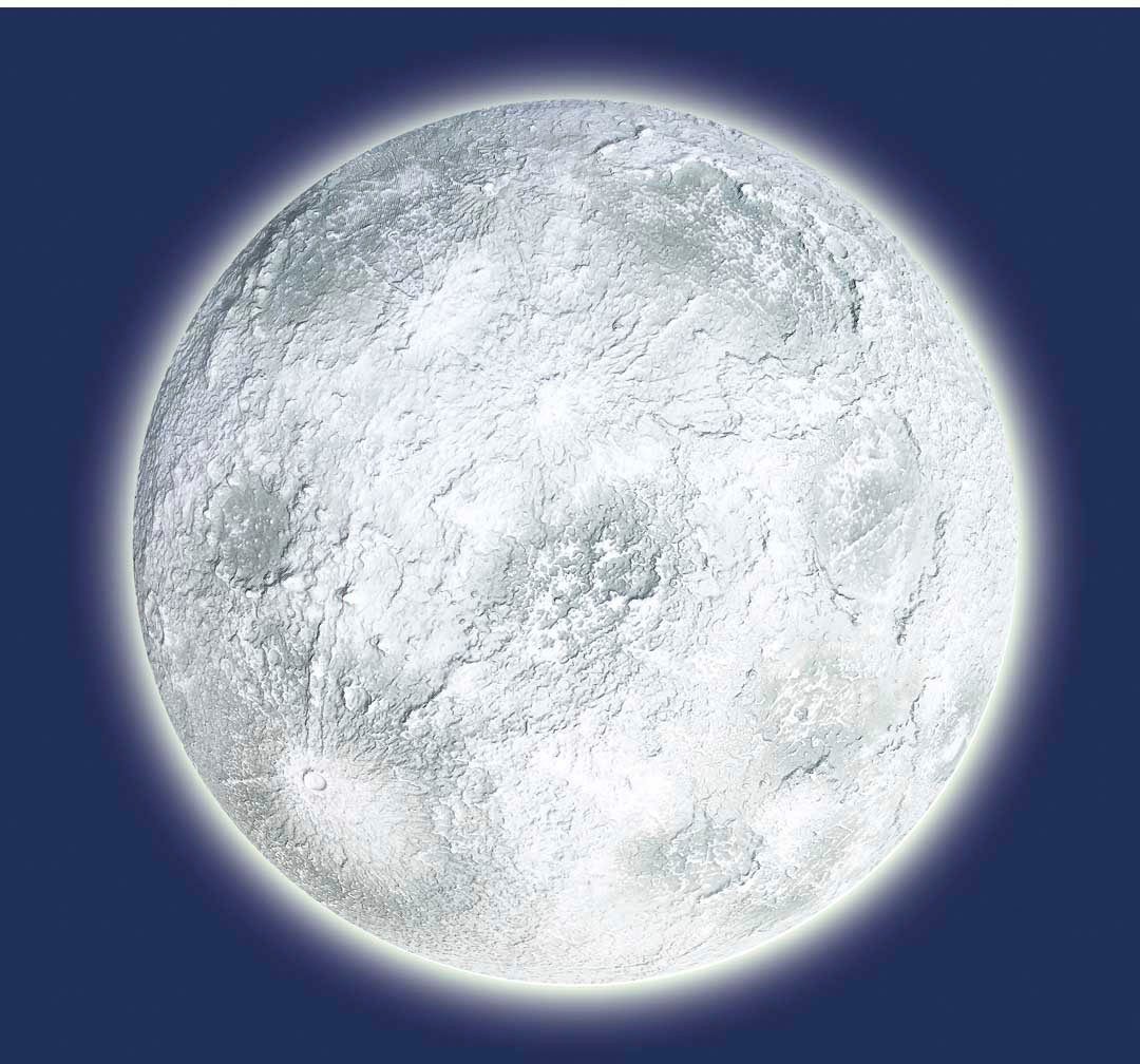Brainstorm Nachtlicht My Very Own Moon, Mond mit Fernbedienung, Abschaltautomatik, Einschlafhilfe, Fernbedienung, Infrarot inkl., Leuchtstofflampe, Warmweiß