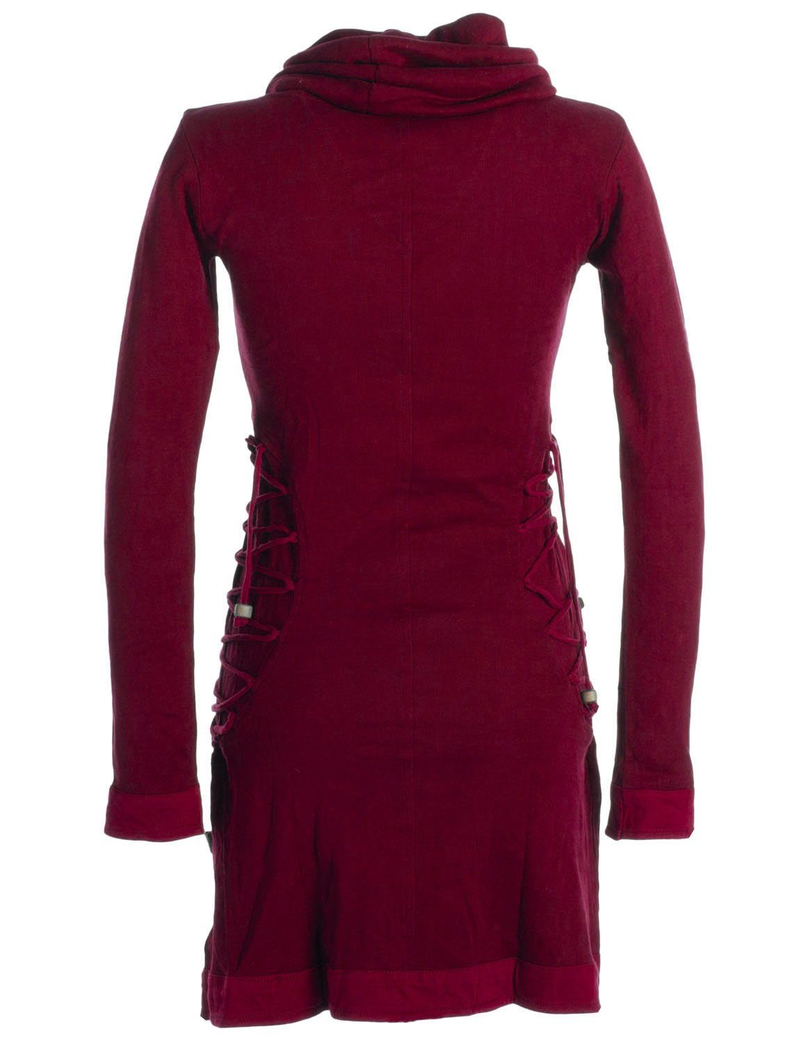 Vishes Jerseykleid Kleid mit langem Kapuzenkragen günstig online kaufen