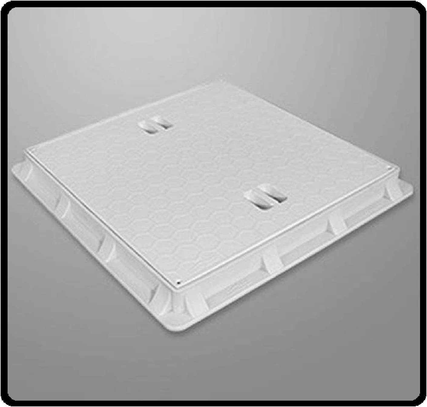 Uzman Erdschacht Schachtabdeckung Reivionsschacht 50x50cm Schachtdeckel Garten Boden, 1-St., Tragkraft 15kN / 1,5 Tonnen