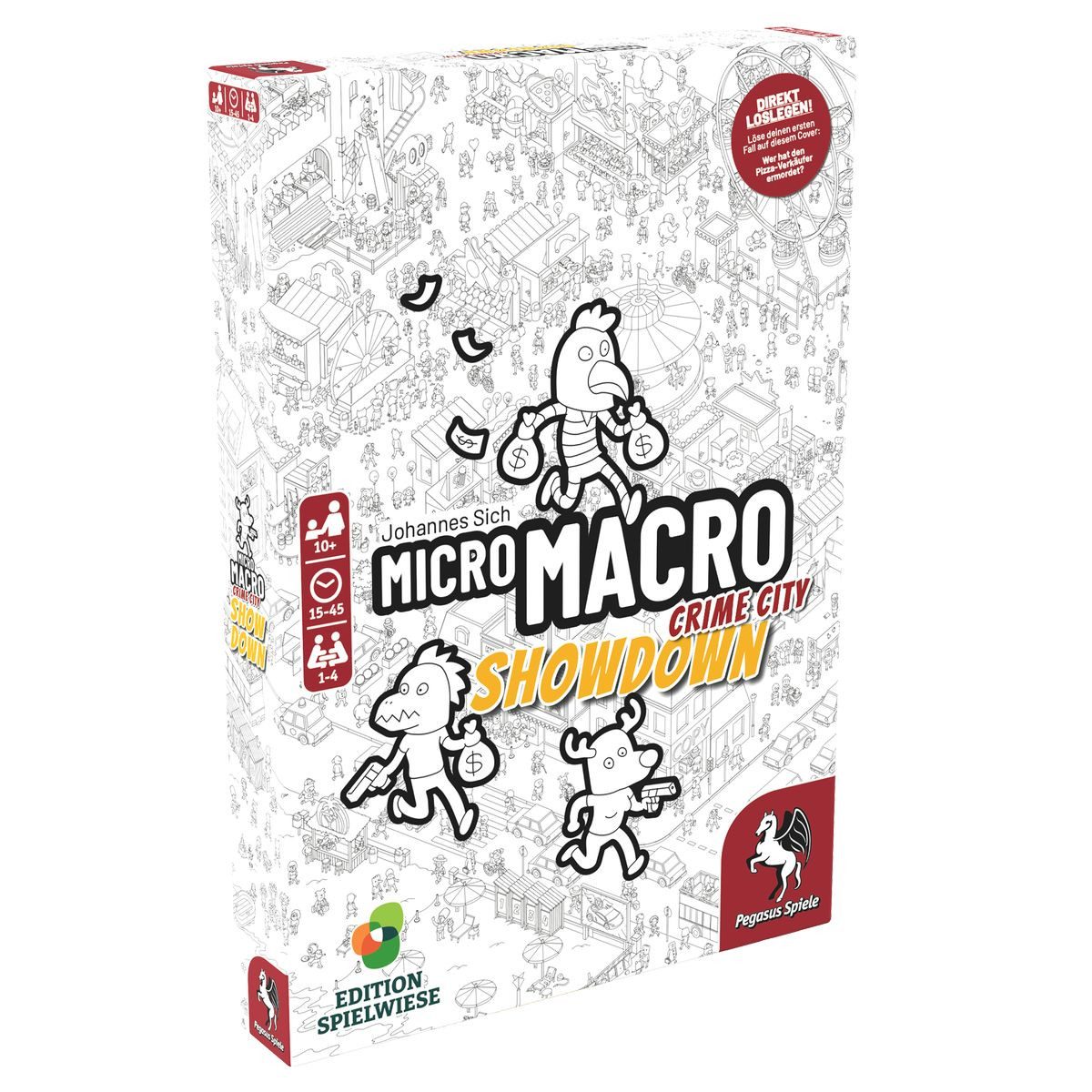 Pegasus Spiele Spiel Brettspiel MicroMacro Crime City 4 Showdown