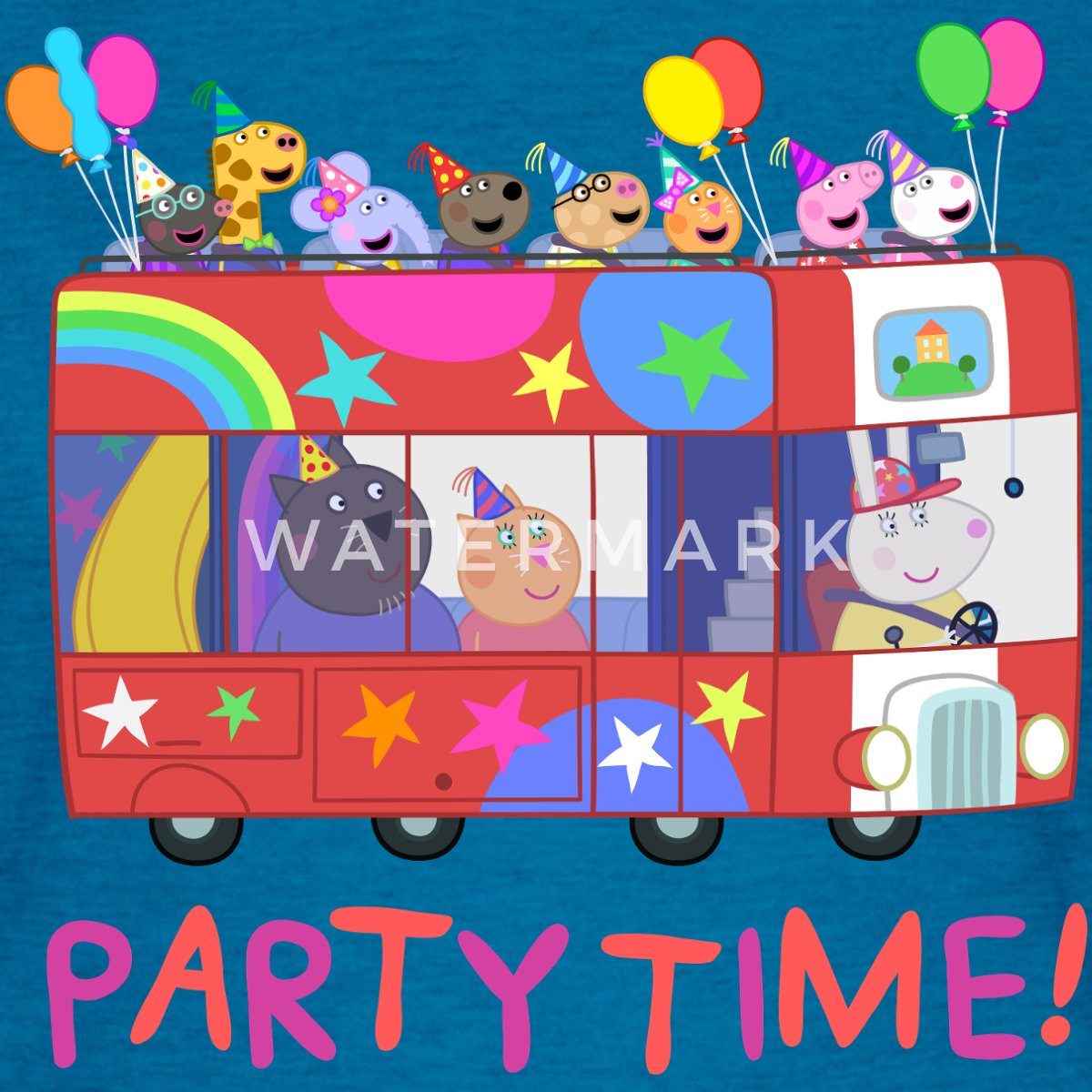 Spreadshirt T-Shirt Peppa Pig Design Party günstig online kaufen
