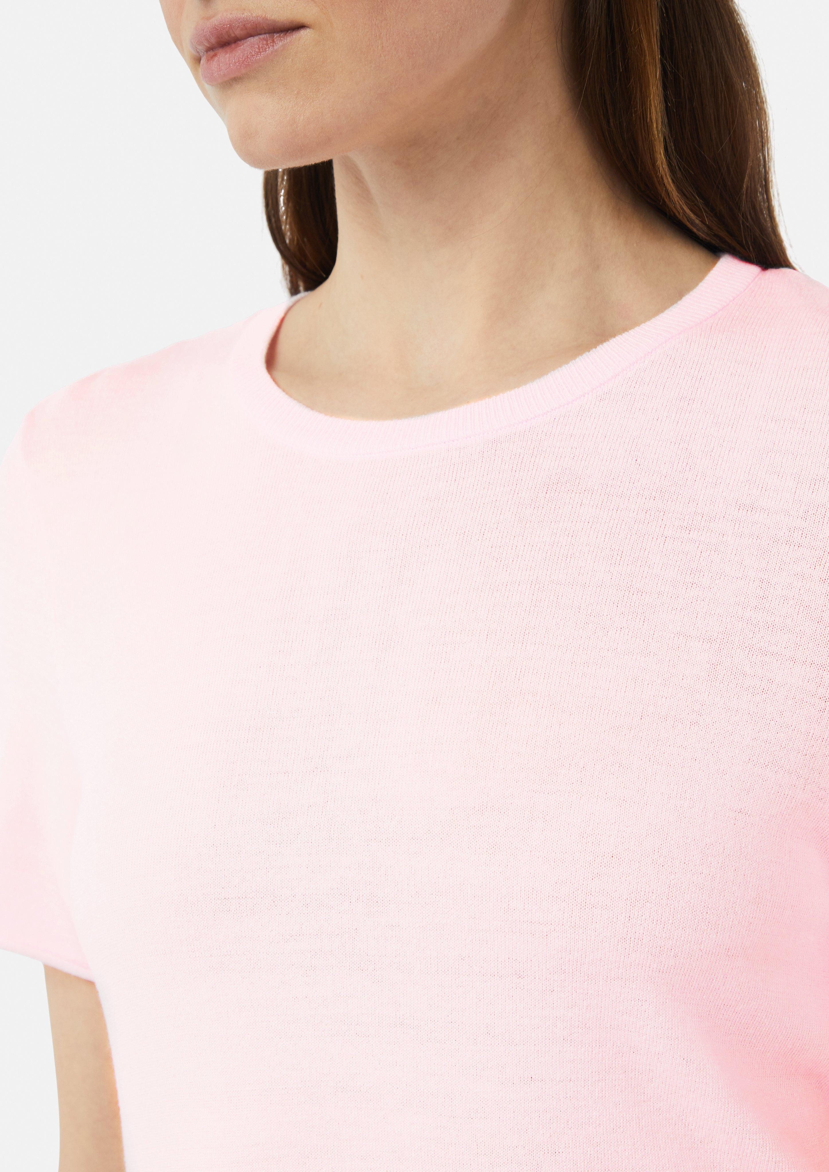 comma casual identity Kurzarmshirt Kurzärmeliger Feinsrickpullover günstig online kaufen