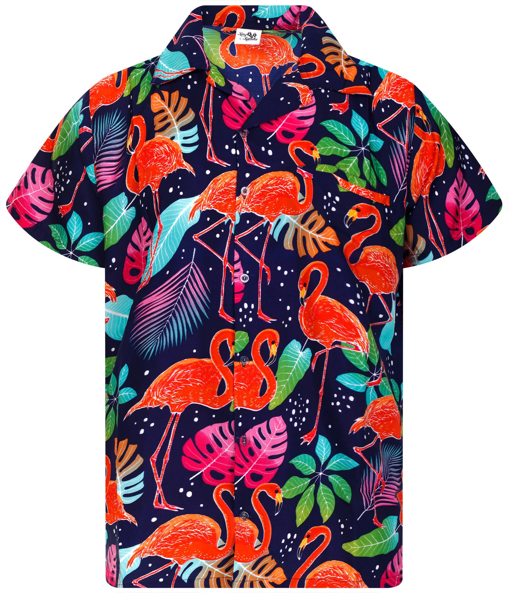 King Kameha Hawaiihemd Funky Flamingos Hawaii-Hemd günstig online kaufen