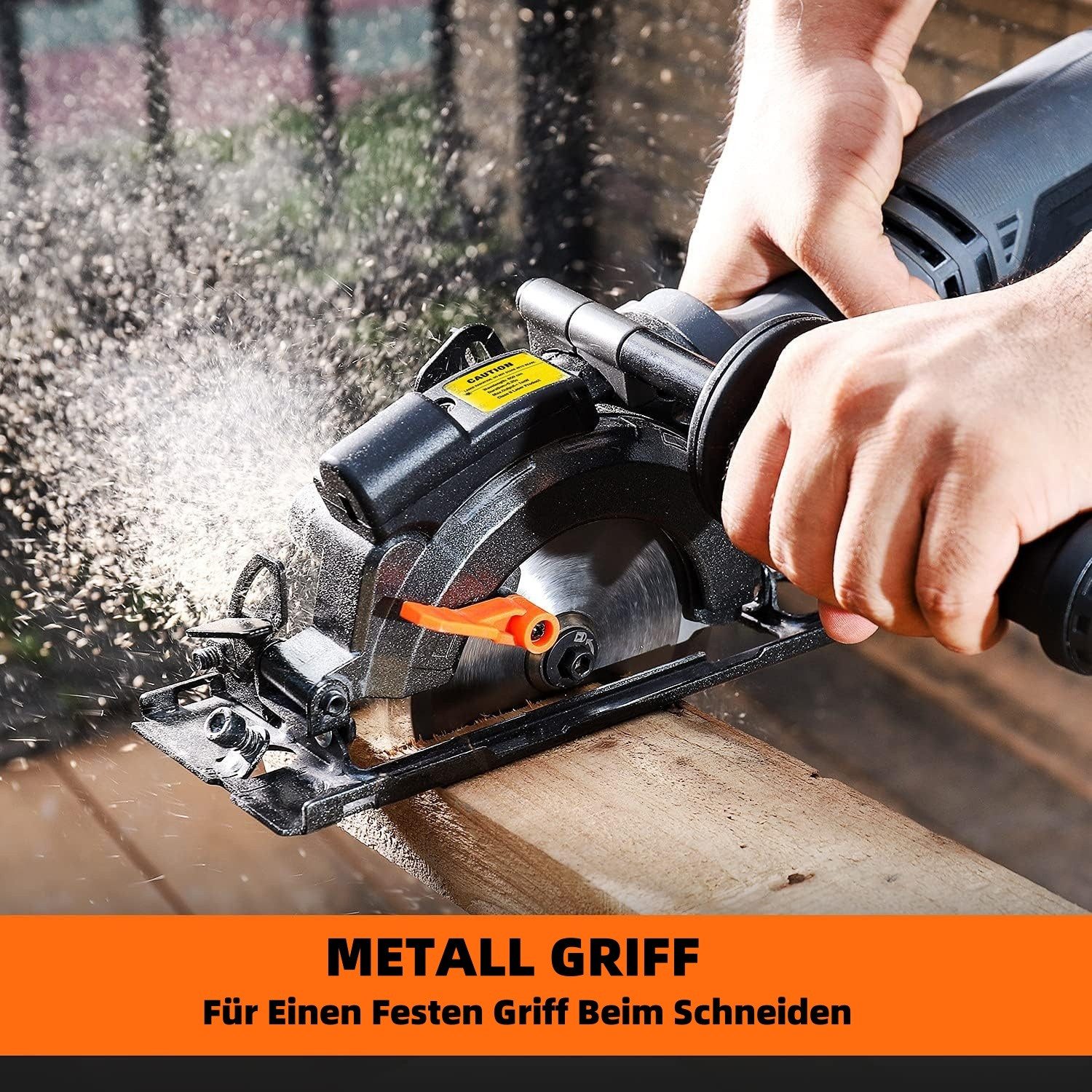 DOVAMAN Handkreissäge mit Laser, 710W 115mm, günstig online kaufen