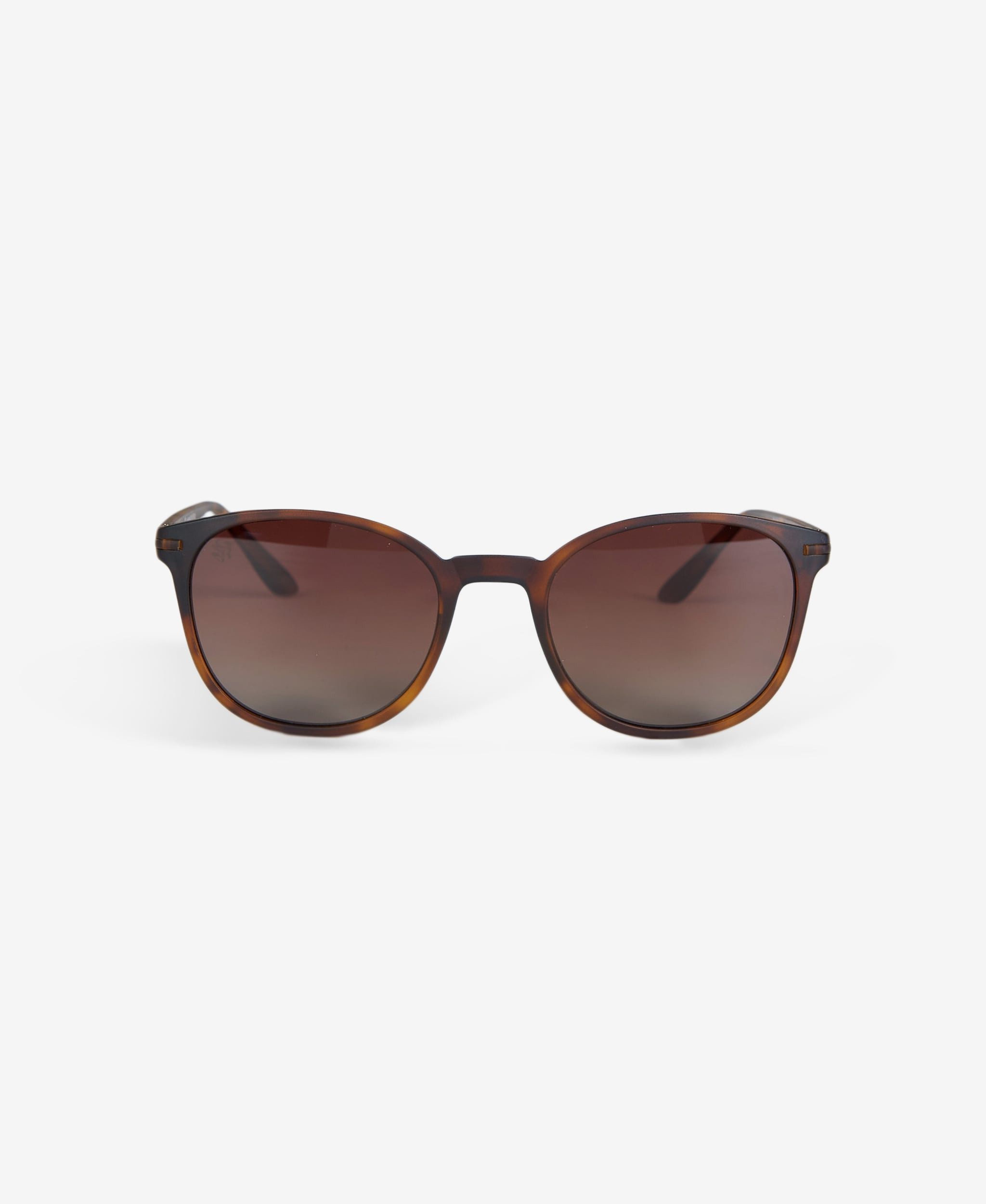 GLAMIRA Sonnenbrille Matte Runde Unisex-Sonnenbrille in Schildpatt-Optik (1-St) mit polarisierten Linsen