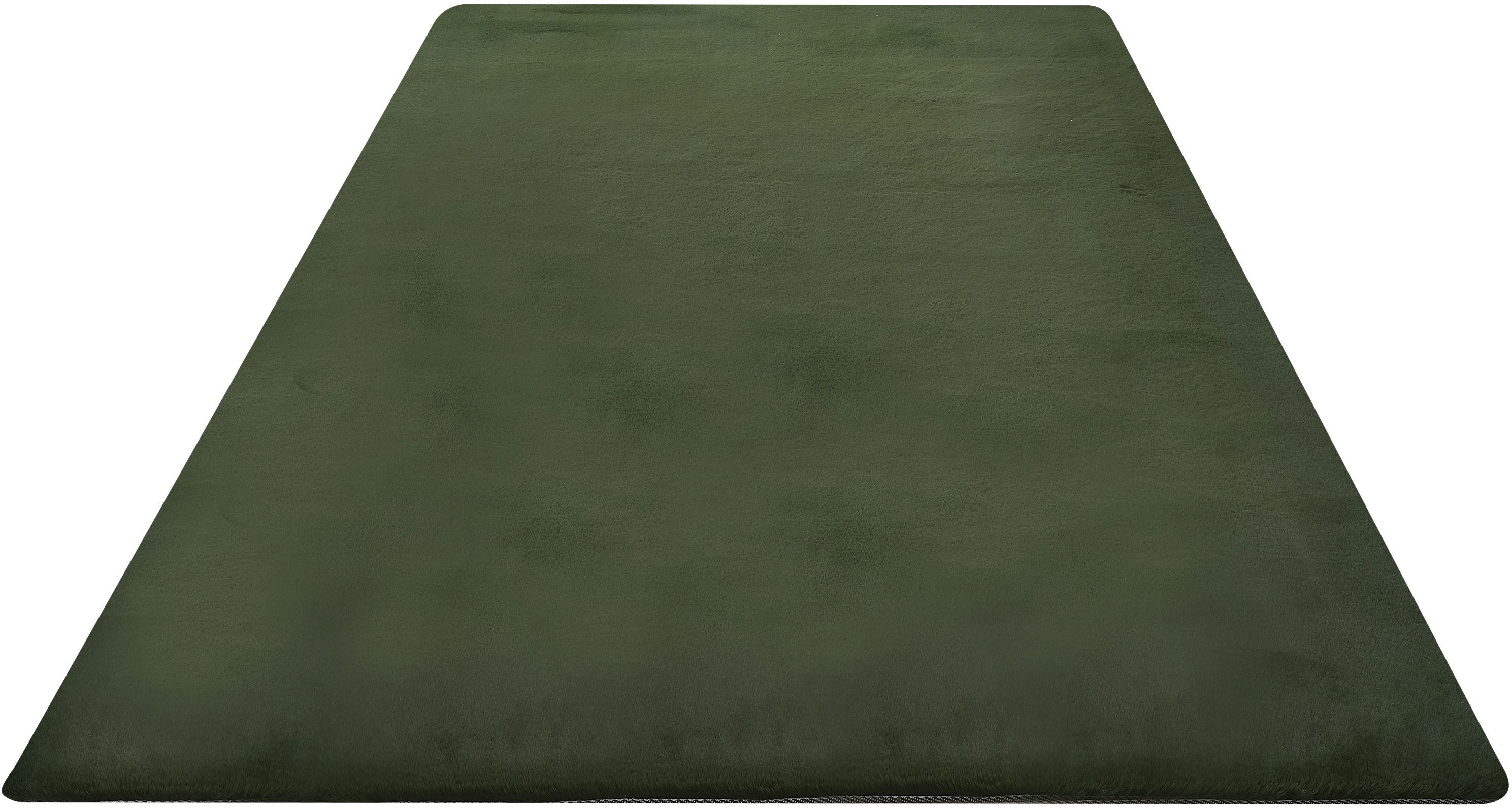 Bruno Banani Fellteppich Rabbit 2, Kunstfell Teppich, Modern, rechteckig, Höhe: 25 mm, Kaninchenfell-Haptik, sehr weich, Wohnzimmer, Schlafzimmer, Esszimmer