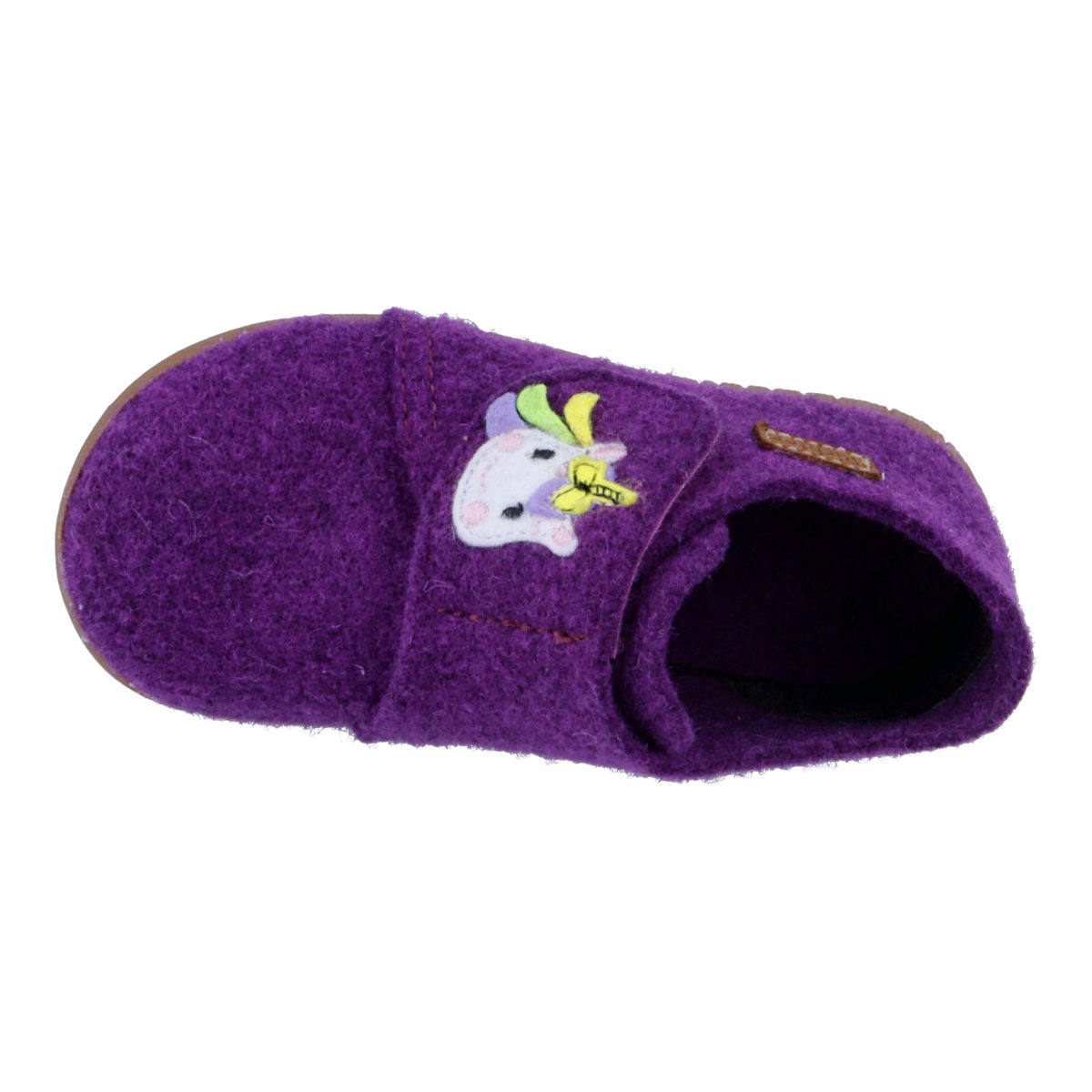 Richter Filzi (Felt) Hausschuh Halbschuh mit Klettverschluss, Größenschablone zum Download
