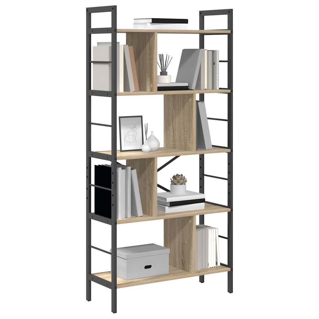 vidaXL Bücherregal Bücherregal 9 Ebenen 75 x 30 x 156 cm Holzwerkstoff, 1-tlg. – Bild 3 von 5