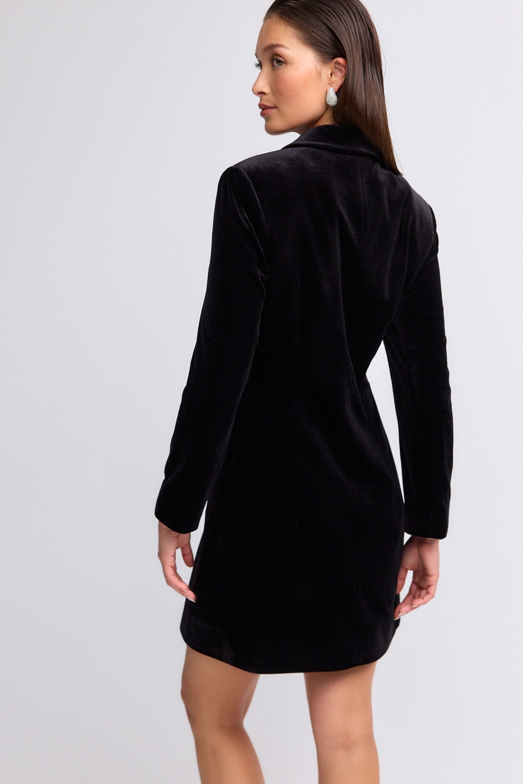 Next Samtkleid Smoking-Blazerkleid aus Samt (1-tlg) günstig online kaufen