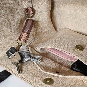 CINNEA Handtasche Alès M53 (2in1, aus Jute, nachhaltig, Vegan), mit multifunktionalem Baumwoll-Beutel