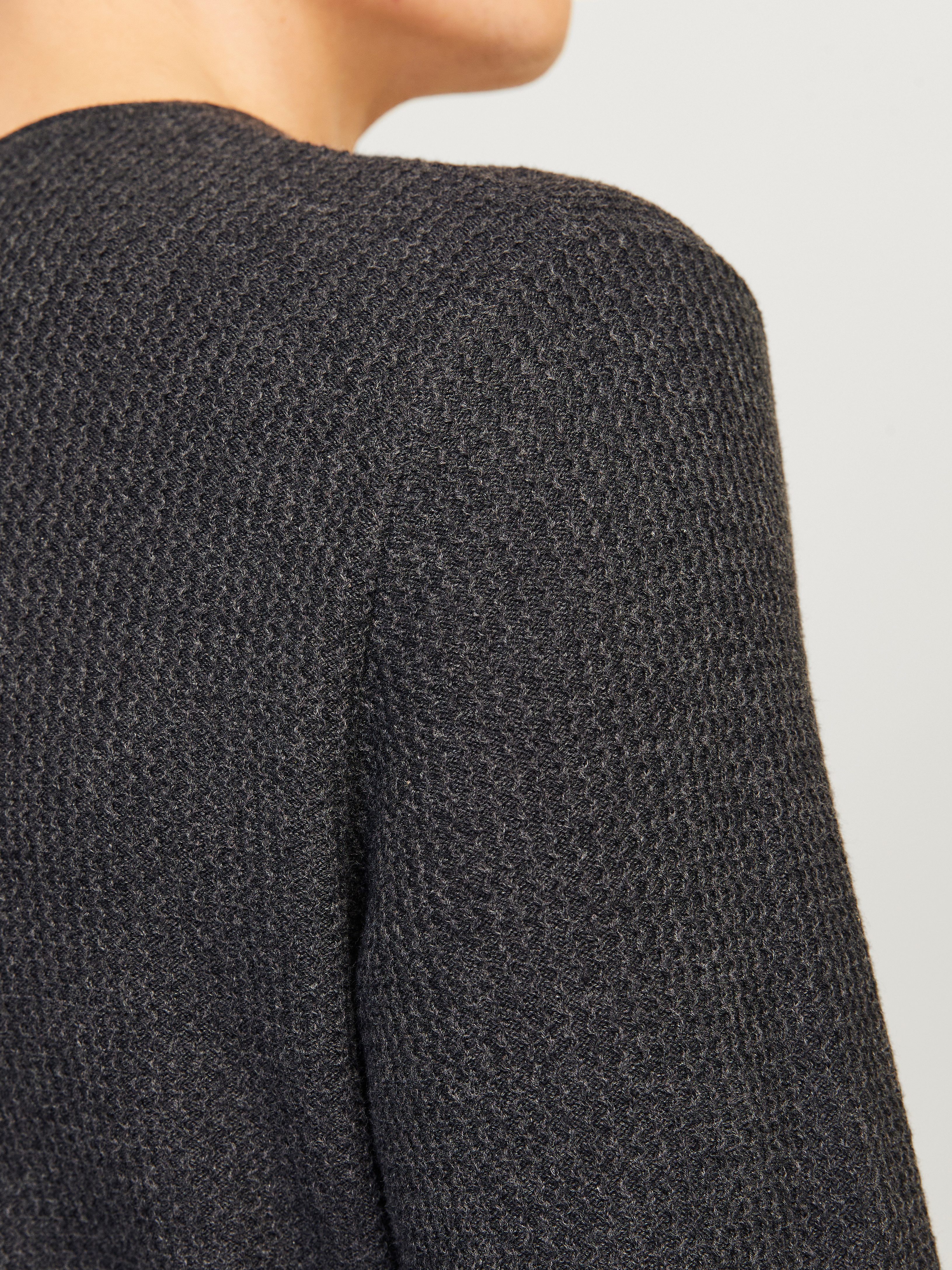 Jack & Jones Rundhalspullover JJECOOPER KNIT CREW NECK NOOS in Strick Optik