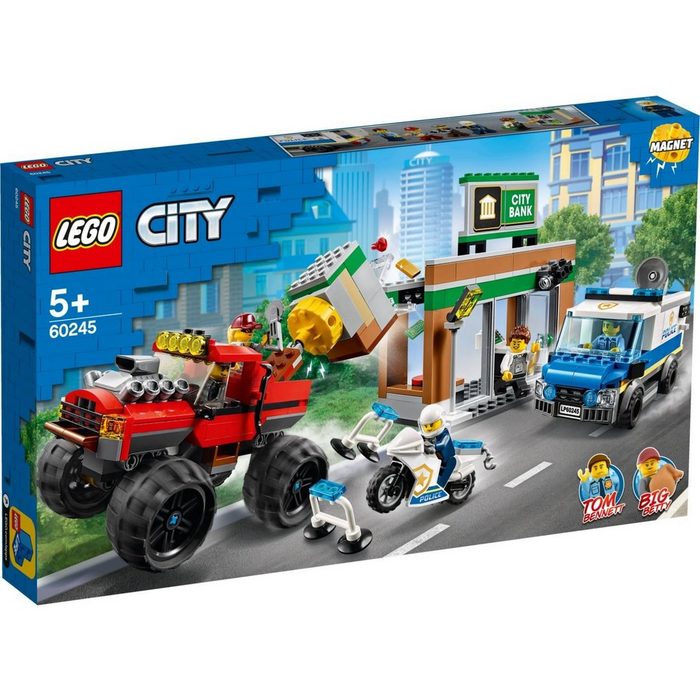 LEGO® Konstruktionsspielsteine LEGO® City - Raubüberfall mit dem Monster-Truck (Set 362 St)